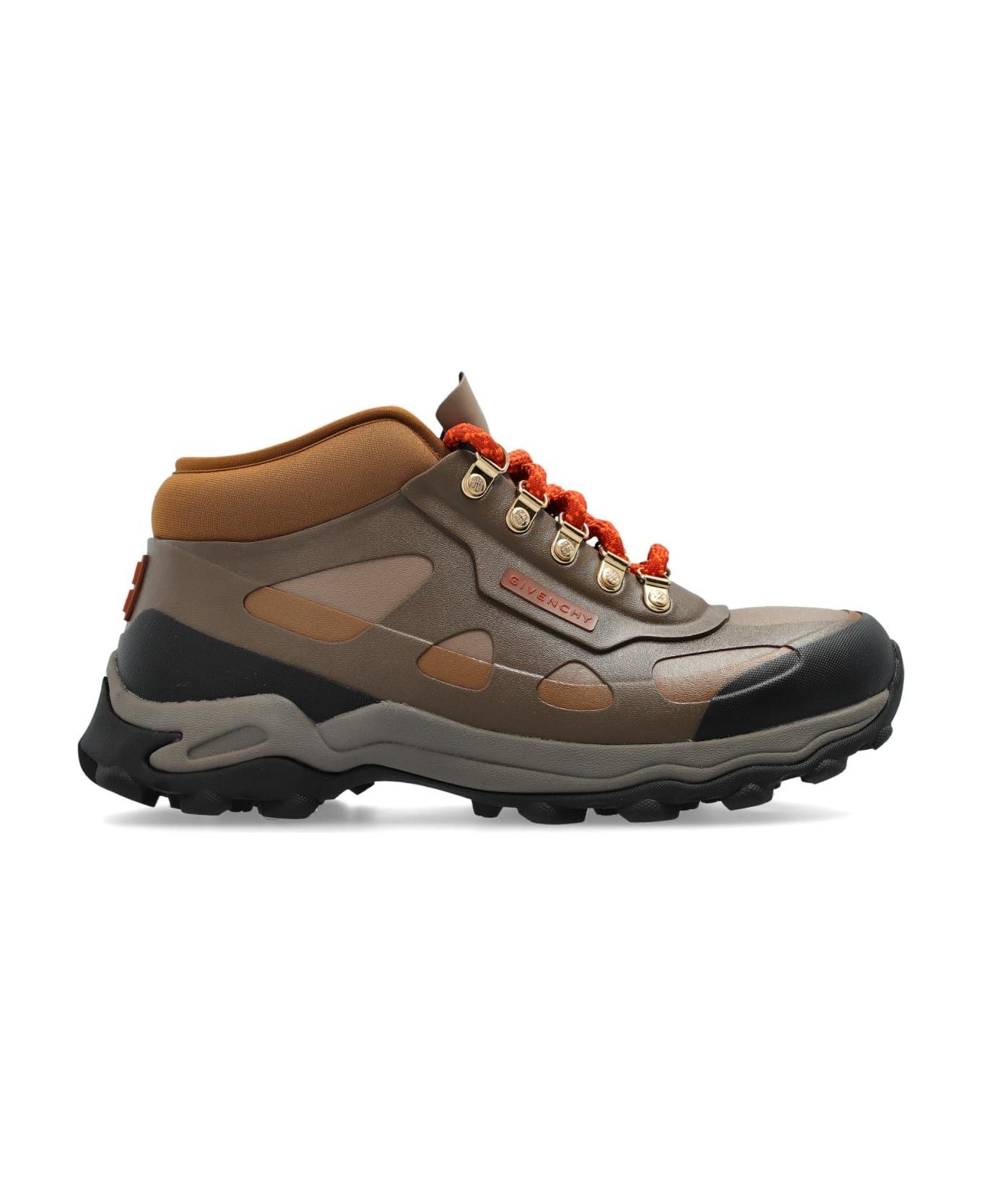 Givenchy o1lv12m1025 Bogs Low Lace-Up Hiking Boot in Brown Size US 13 / EU 46 - 1 Thumbnail
