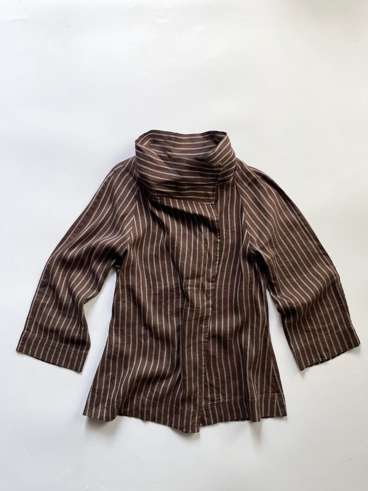 Japanese Brand Japanese Designer – KEIKO KISHI by nosh Draped Shirt Size M / US 6-8 / IT 42-44 - 8 Thumbnail