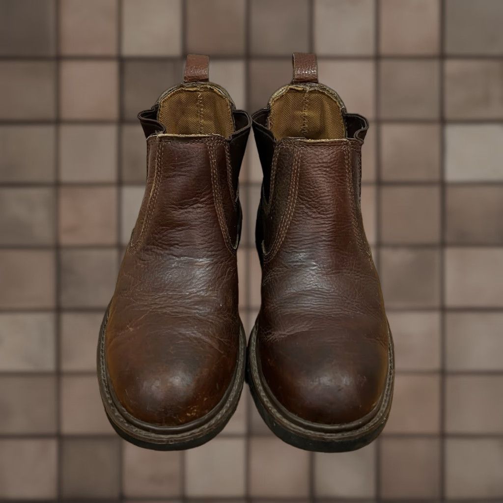 Carhartt Carhartt Boots Men’s 8.5 M Brown Waterproof Romeo Work Slip On CMS4100 Soft Toe - Work Boots, Men, Brown, Waterproof, Slip-On, Leather Upper, 8.5 M Size US 8.5 / EU 41-42 - 1 Thumbnail