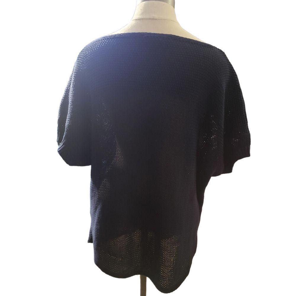 Tommy Bahama CT1118a Tommy Bahama Summer Sweater Medium Navy Size M / US 6-8 / IT 42-44 - 3 Thumbnail