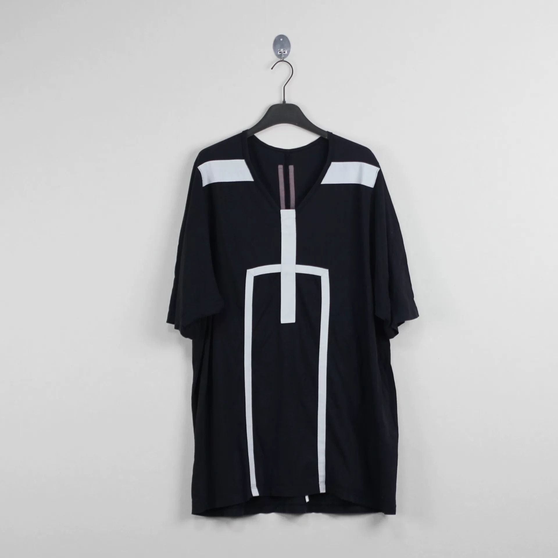 Rick Owens Unique Rick Owens Black and White T-Shirt Size US M / EU 48-50 / 2 - 1 Thumbnail