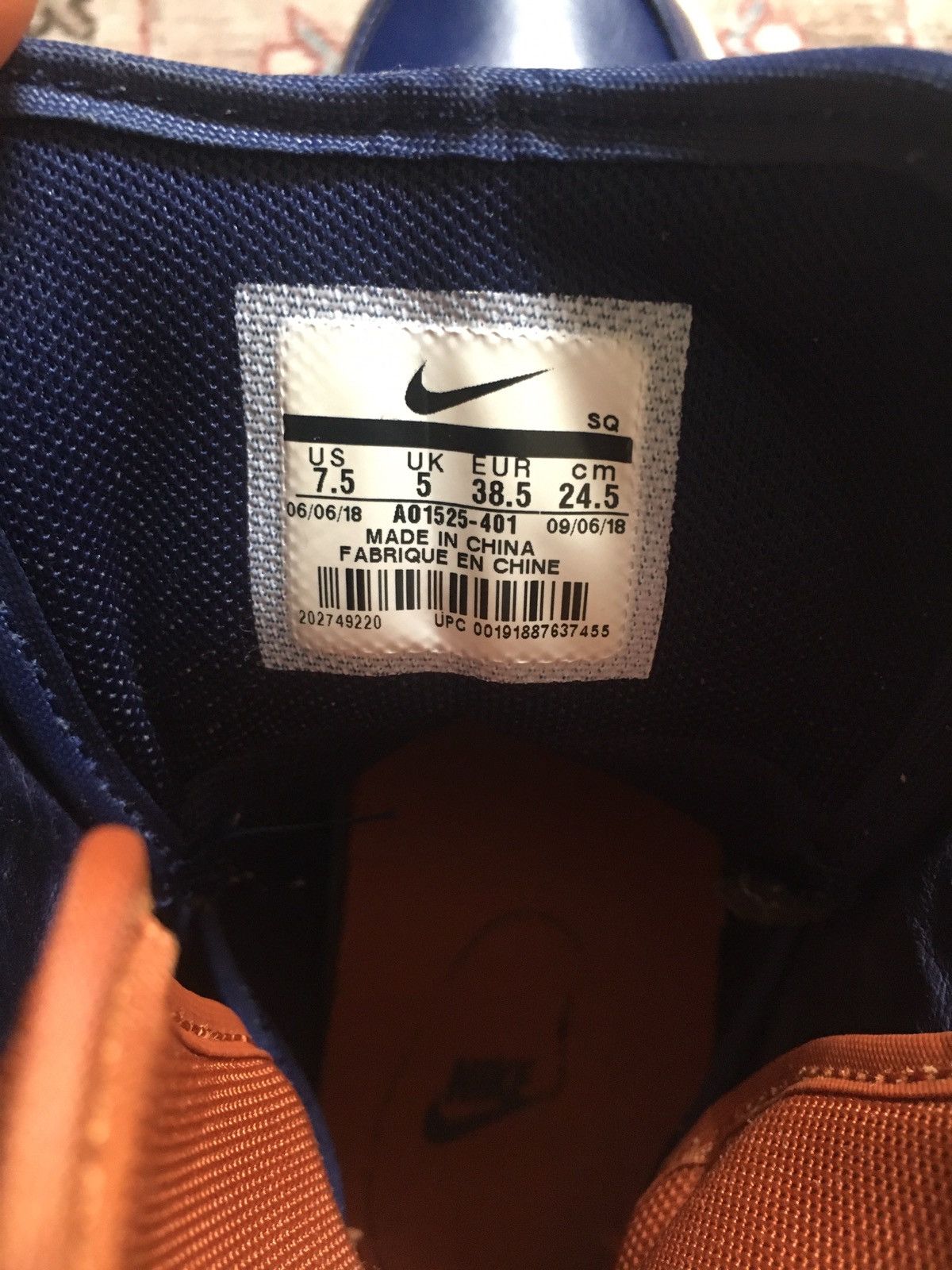 Nike Nike Air Force 1 Rebel XX Blue Void Size US 7.5 / IT 37.5 - 9 Thumbnail