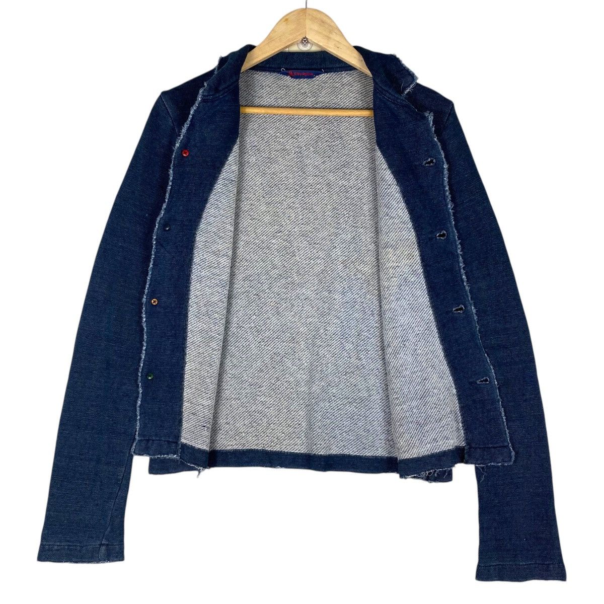 45rpm 💥45RPM DYED INDIGO BUTTON CARDIGAN Size M / US 6-8 / IT 42-44 - 6 Thumbnail