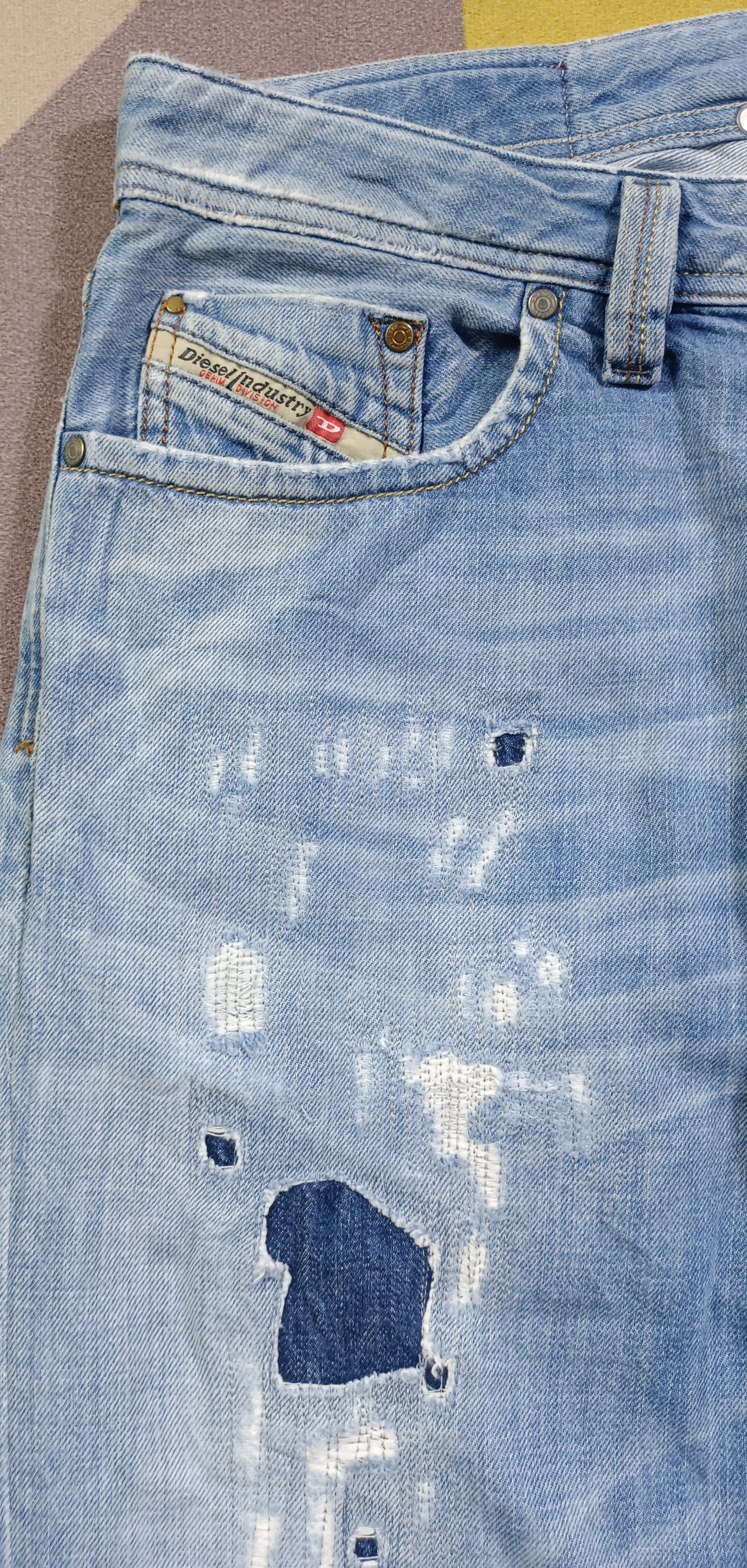 Diesel 🔥 Distressed Denim Diesel LARKEE straight cut Size US 32 / EU 48 - 8 Thumbnail