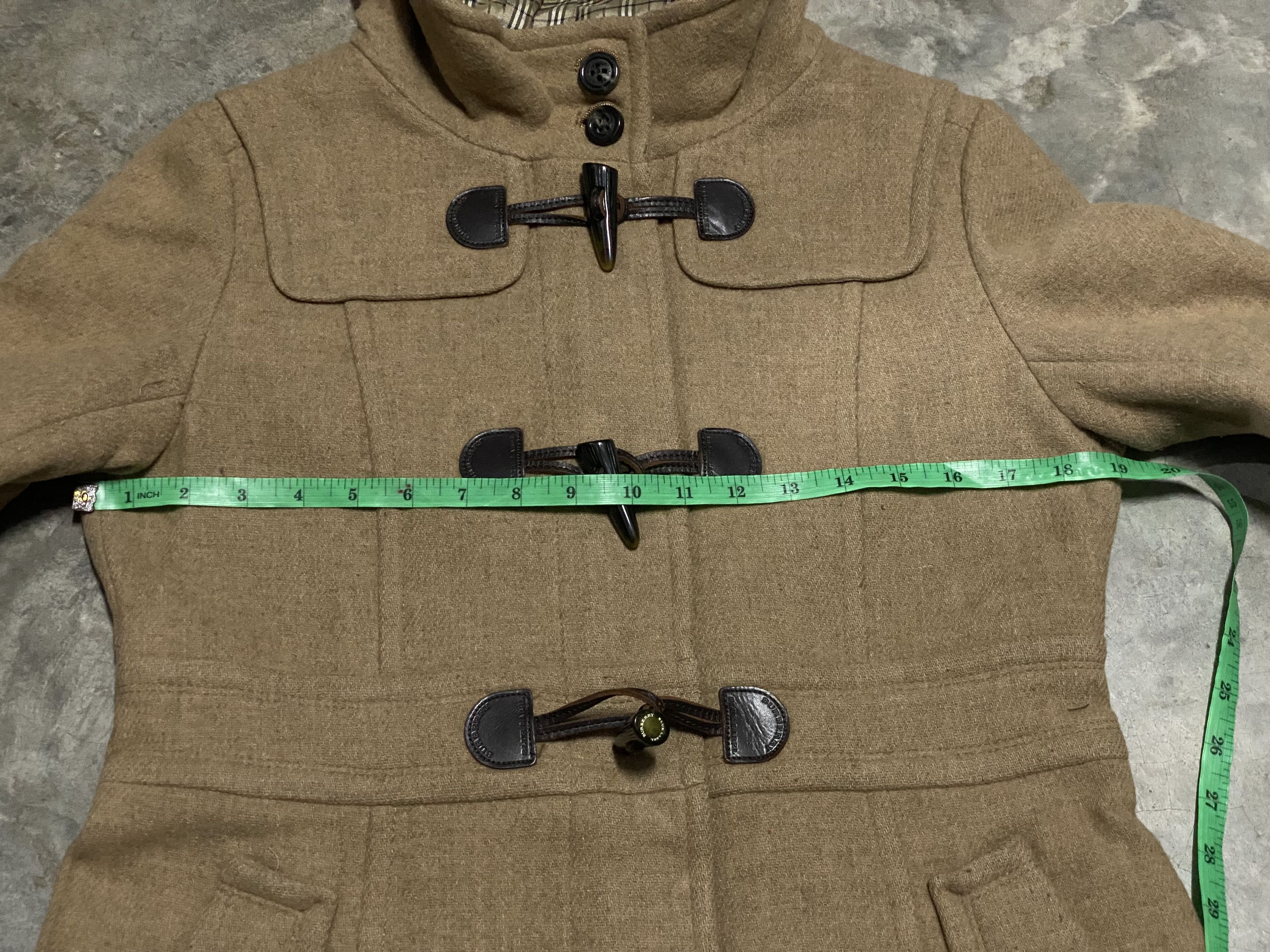 Burberry Blue Label Novacheck Lining Duffel Wool Jacket