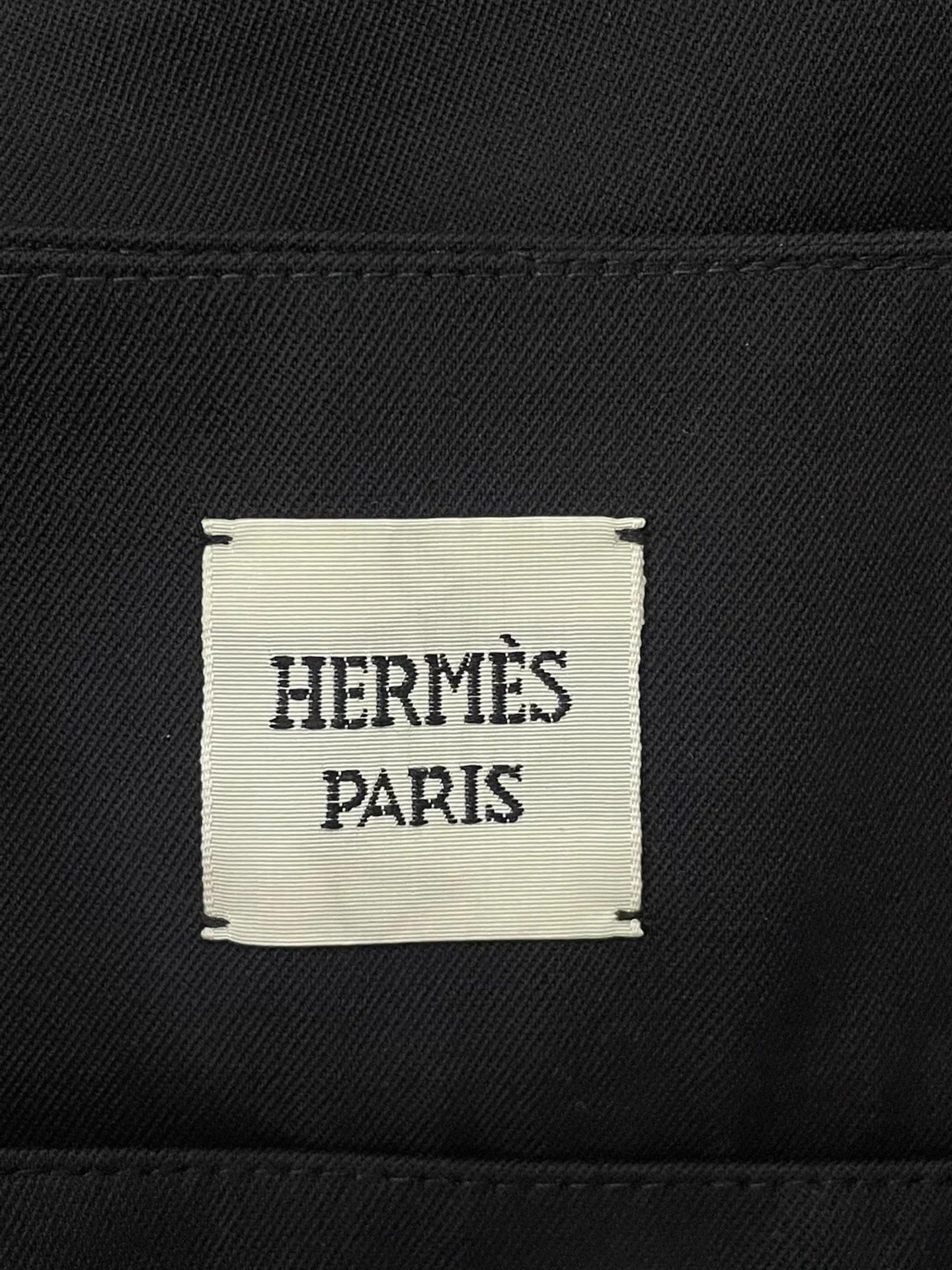 Hermes Hermes Black Rivets Casual Shorts 34 Size 25" / US 0 / IT 36 - 4 Thumbnail