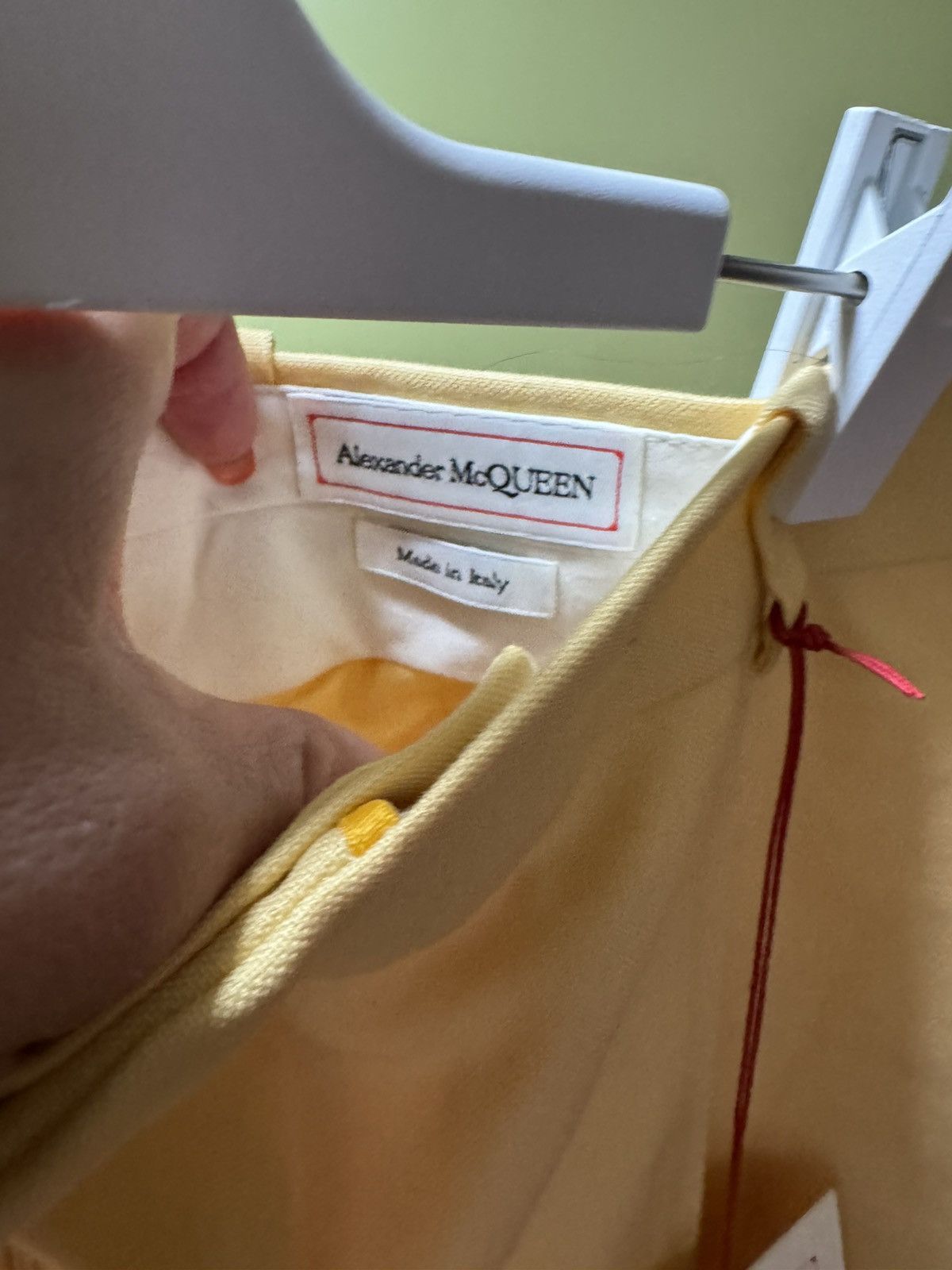 Alexander McQueen NWT Alexander McQueen Pastel Yellow Pants Men’s Size 58 Size US 44 / EU 60 - 6 Thumbnail