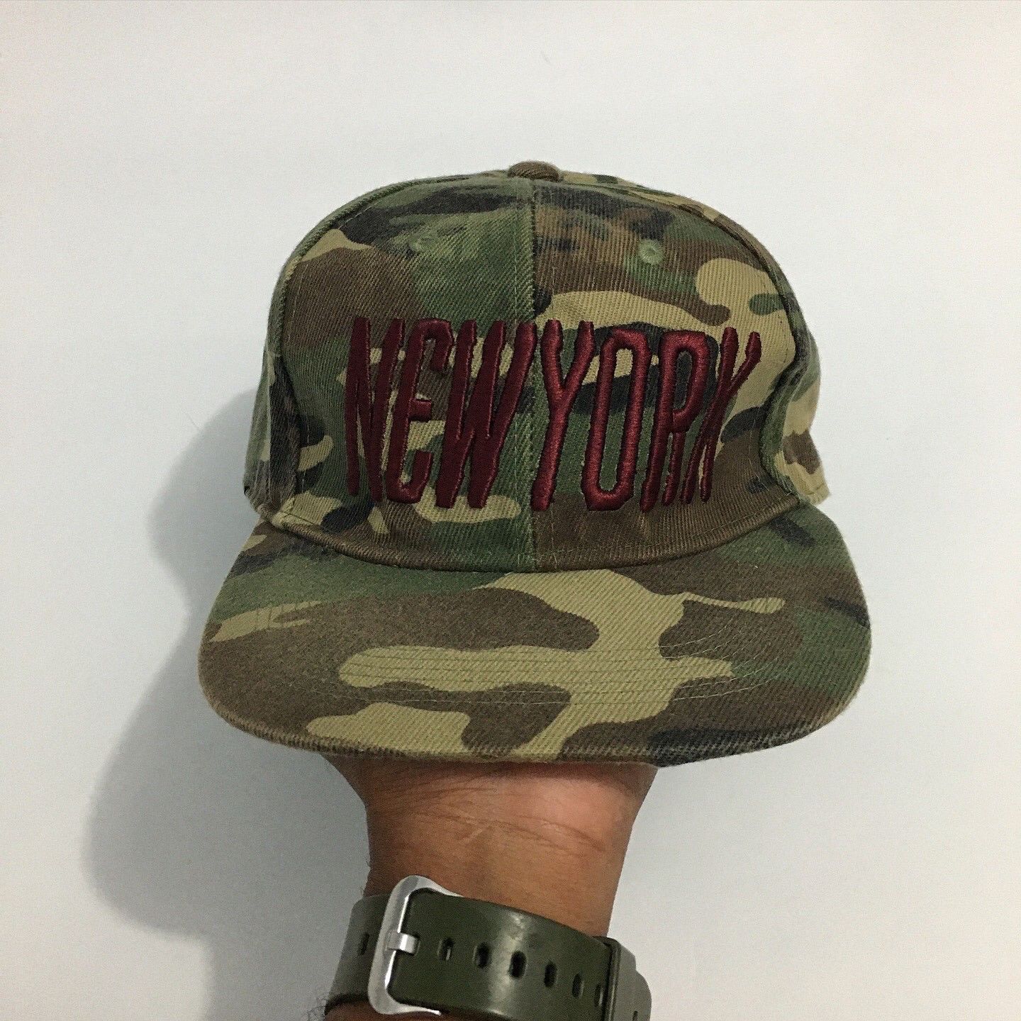 Vintage New York Camo Snapback Size ONE SIZE - 6 Thumbnail