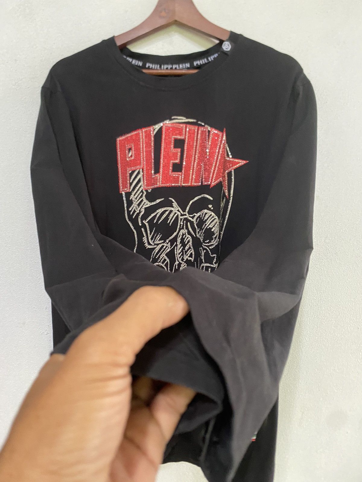 Philipp Plein Philip Plein Long Sleeve shirt Big Logo Size US M / EU 48-50 / 2 - 6 Thumbnail