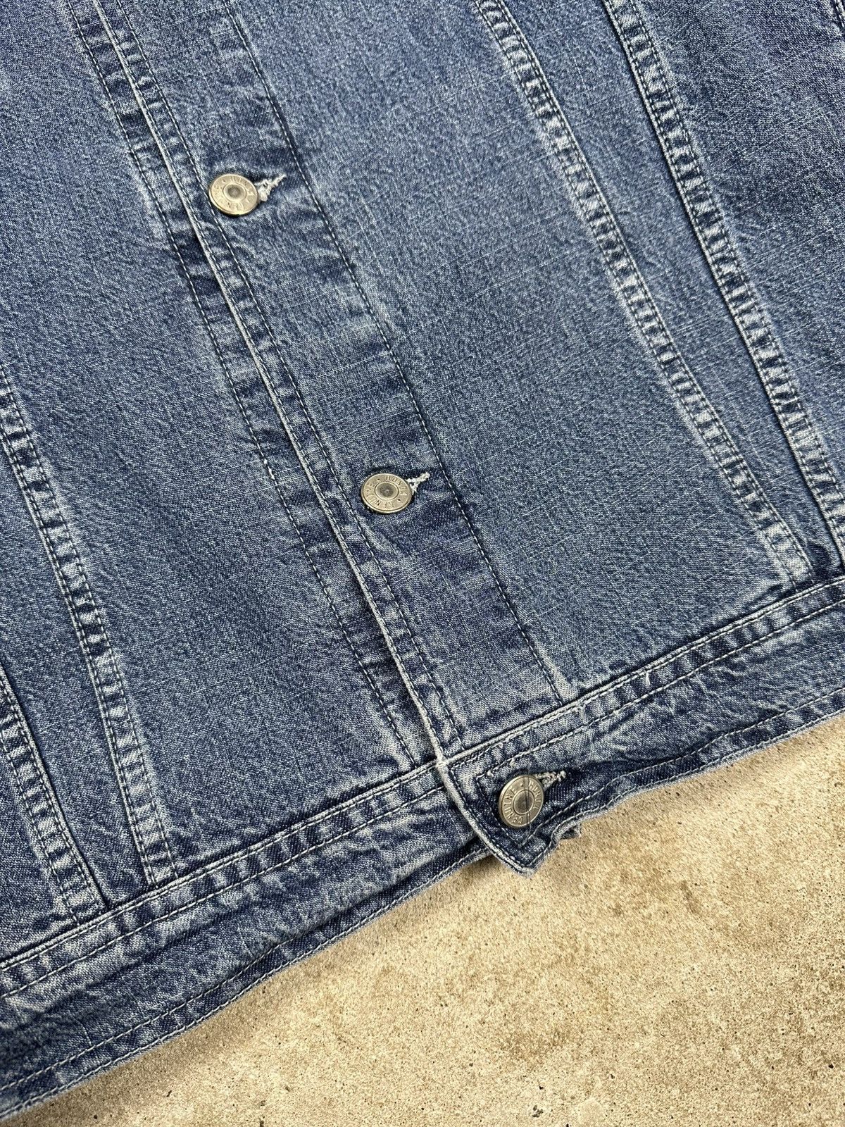Honda Vintage Y2K Honda Racing Denim Jeans Trucker Jacket Size US L / EU 52-54 / 3 - 6 Thumbnail
