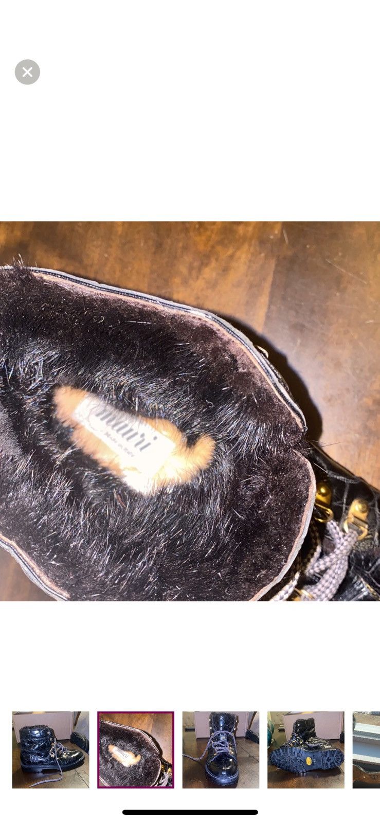 Mauri 💯 authentic crocodile skin with 💯 mink fur