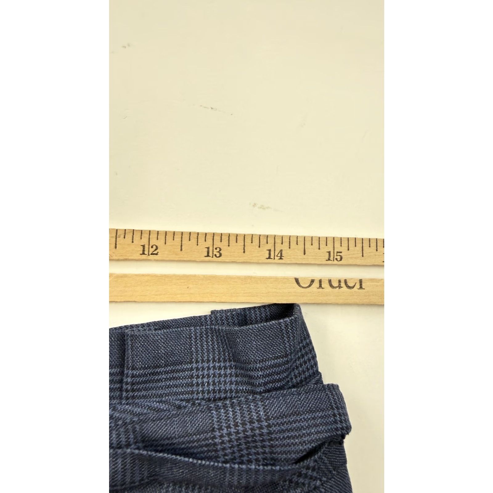 Banana Republic Banana Republic Skirt Womens 6P Blue Plaid Twill Pencil Lined Office Size 28" / US 6 / IT 42 - 7 Thumbnail