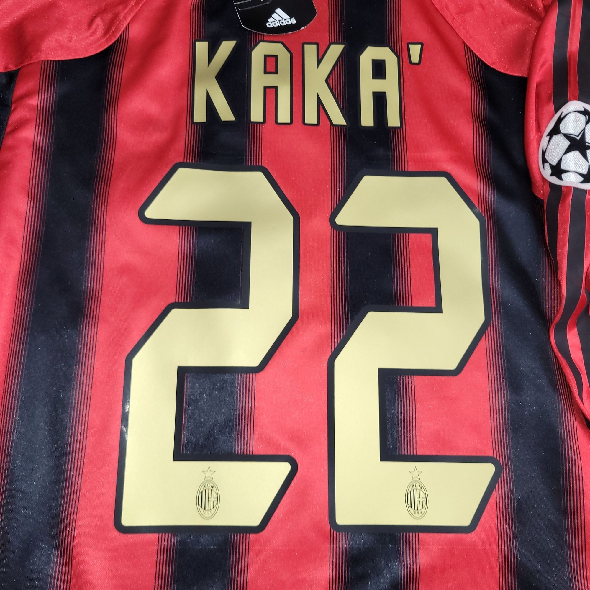 Adidas Kaka AC Milan 2004 2005 Long Sleeve Soccer Jersey BNWT XL Size US XL / EU 56 / 4 - 3 Thumbnail