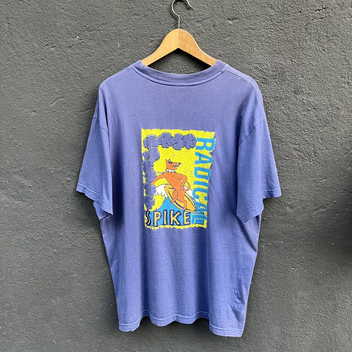 Sun Surf Thrashed Faded Vintage 90s Radical Spike Surfing Brand Tee Size US XL / EU 56 / 4 - 1 Thumbnail