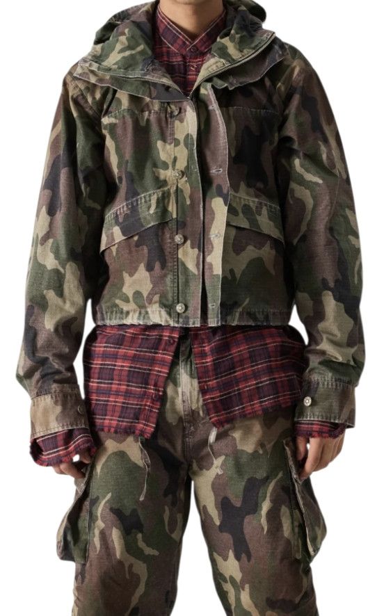 Other 424 Shai Inspiration Camouflage-Print Cotton-Ripstop Hooded Size US S / EU 44-46 / 1 - 13 Thumbnail