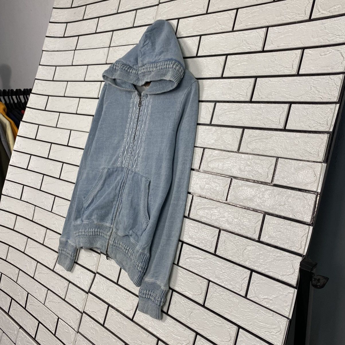 Japanese Brand Indigo Zipper Denim Sweater Japan Issey Miyake Size US M / EU 48-50 / 2 - 3 Thumbnail