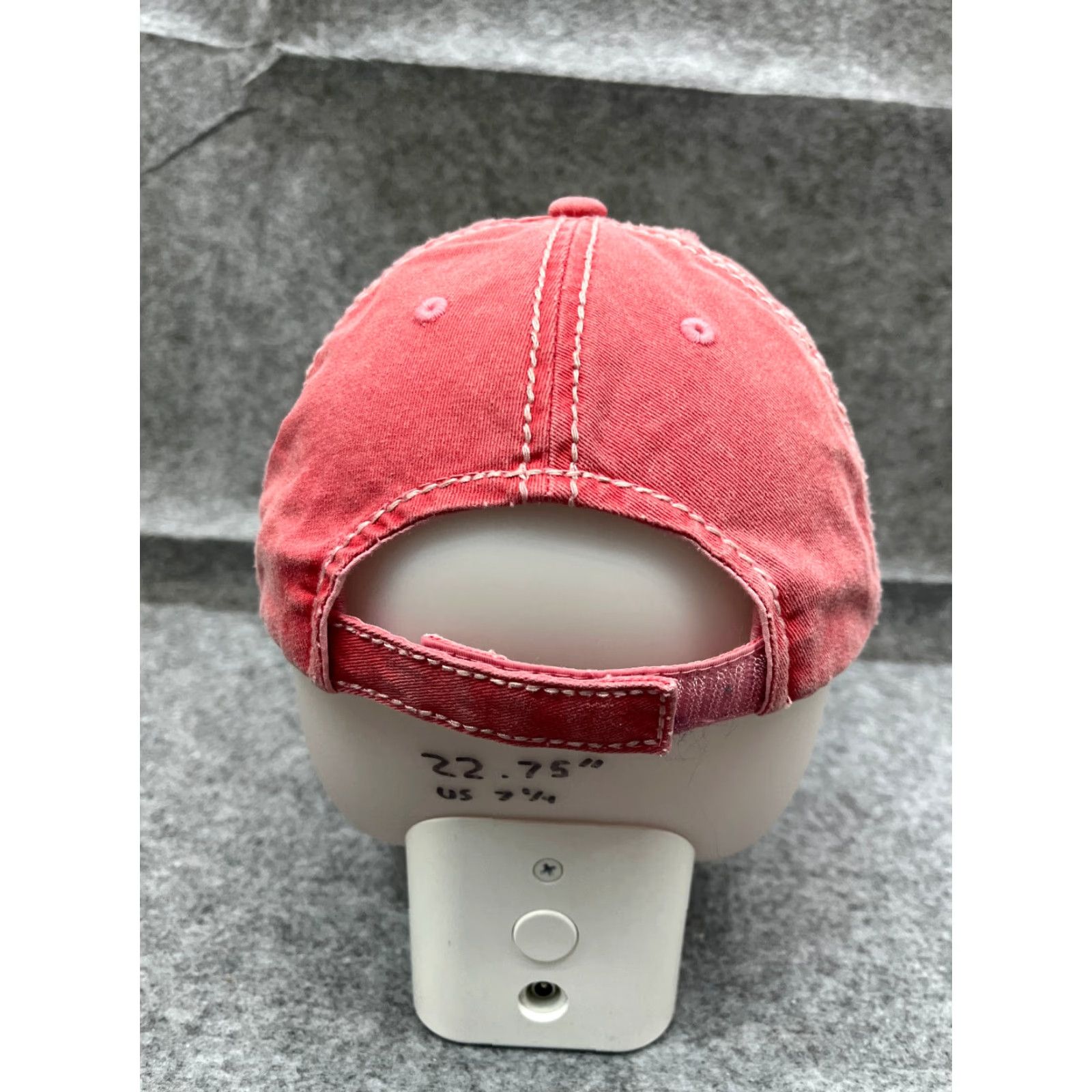 Camper KBethos Happy Camper Beach Cap Hat Adjustable Strap Back One Size Pink Cotton Womens Size ONE SIZE - 6 Thumbnail
