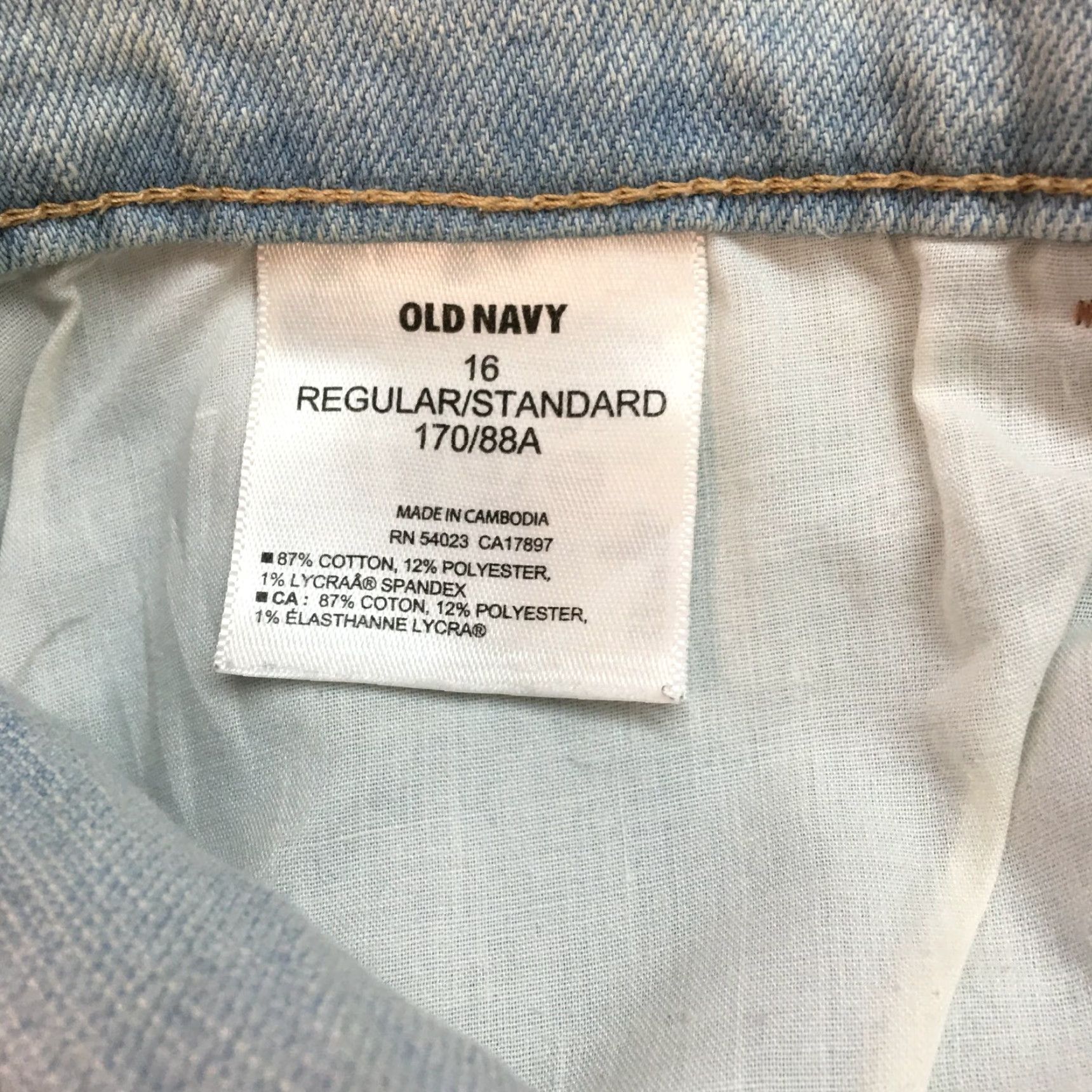 Old Navy Old Navy Jeans Womens Distressed Boyfriend Blue Denim Size 16 Regular 42X25 Size 38" / US 16 / IT 52 - 6 Thumbnail