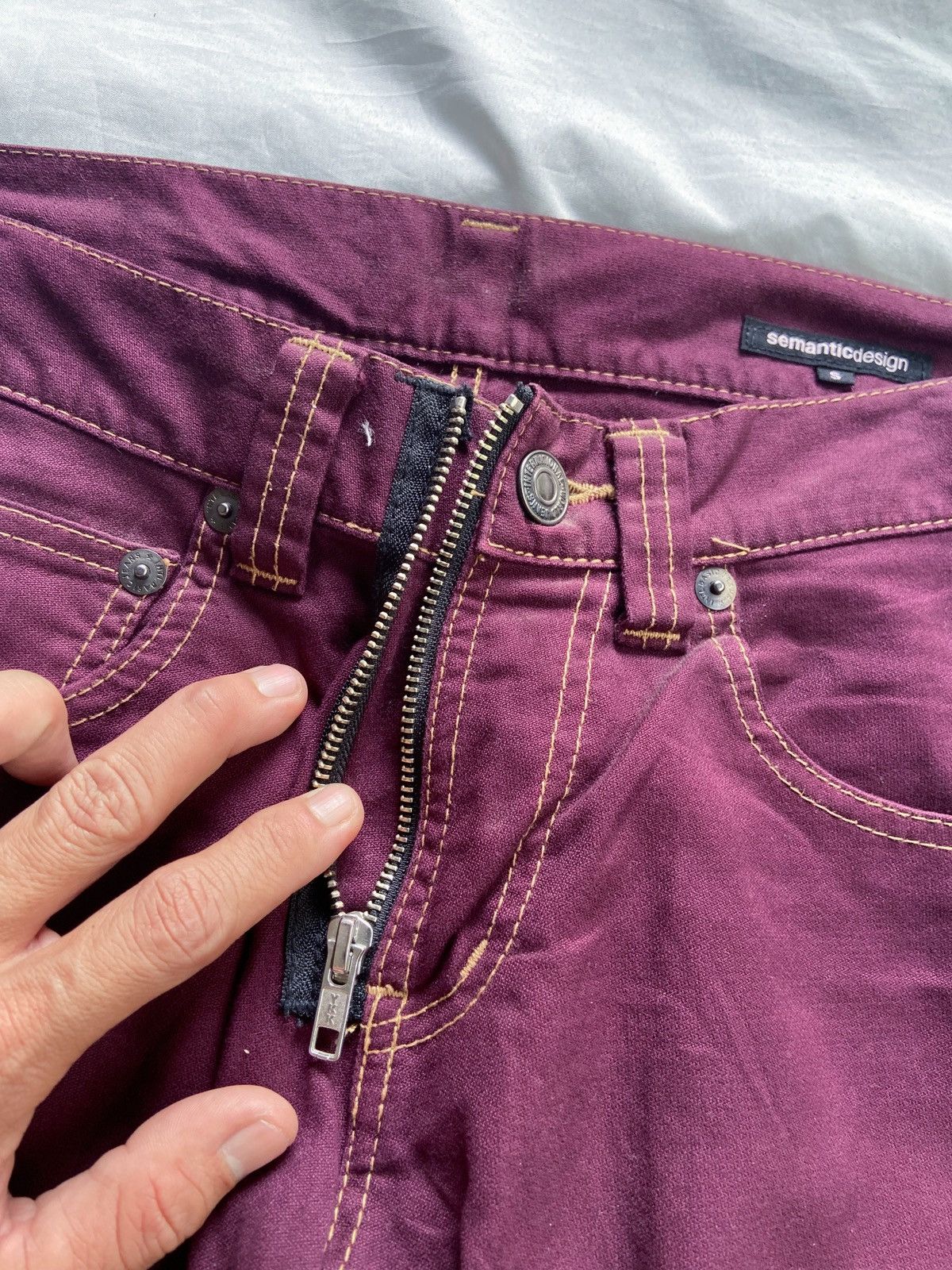 semanticdesign SEMANTICDESIGN ARCHIVE CHINO PANTS Size US 30 / EU 46 - 6 Thumbnail