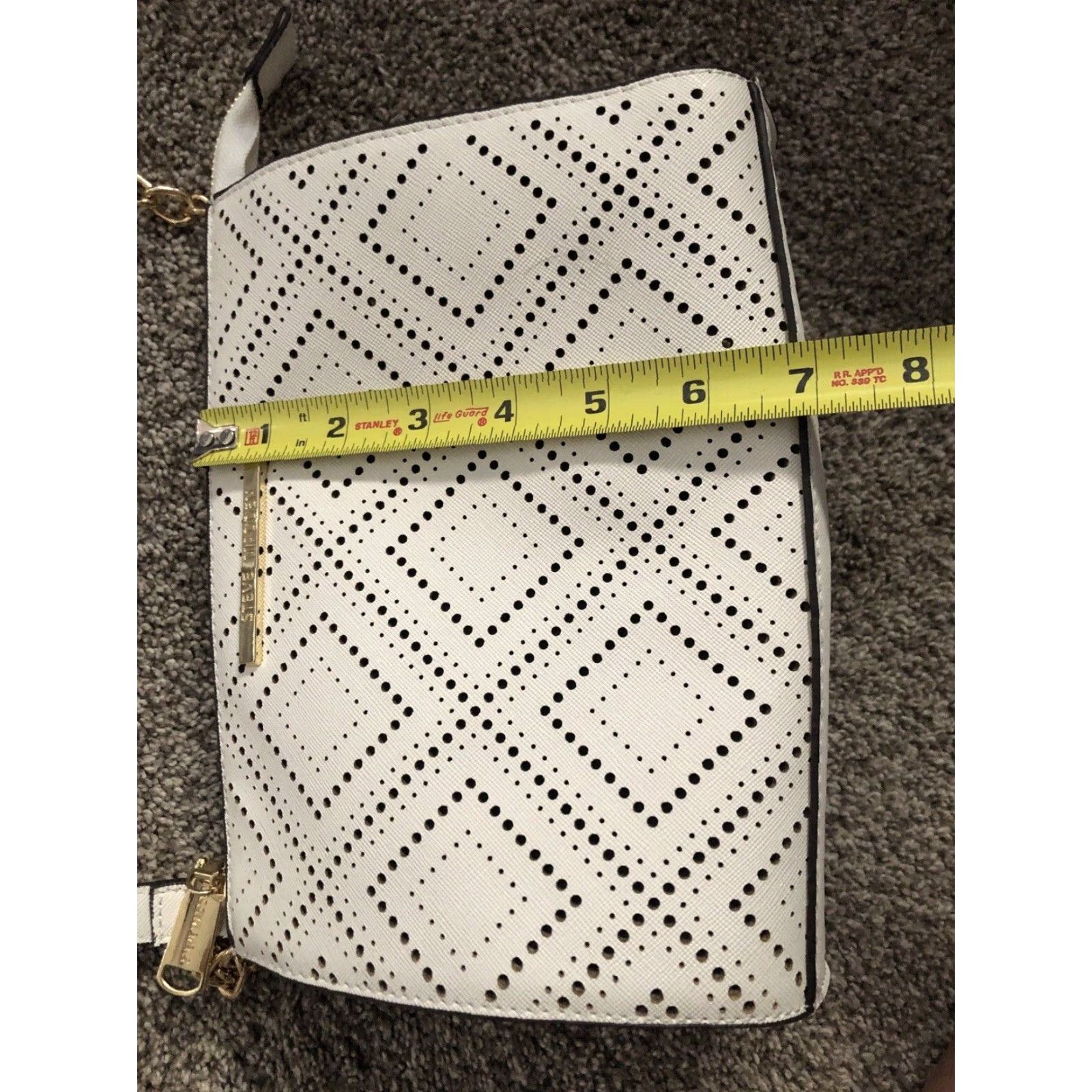 Steve Madden Steve Madden White Shoulder Bag Women PU Polyester Shoulder Bag White Size ONE SIZE - 7 Thumbnail