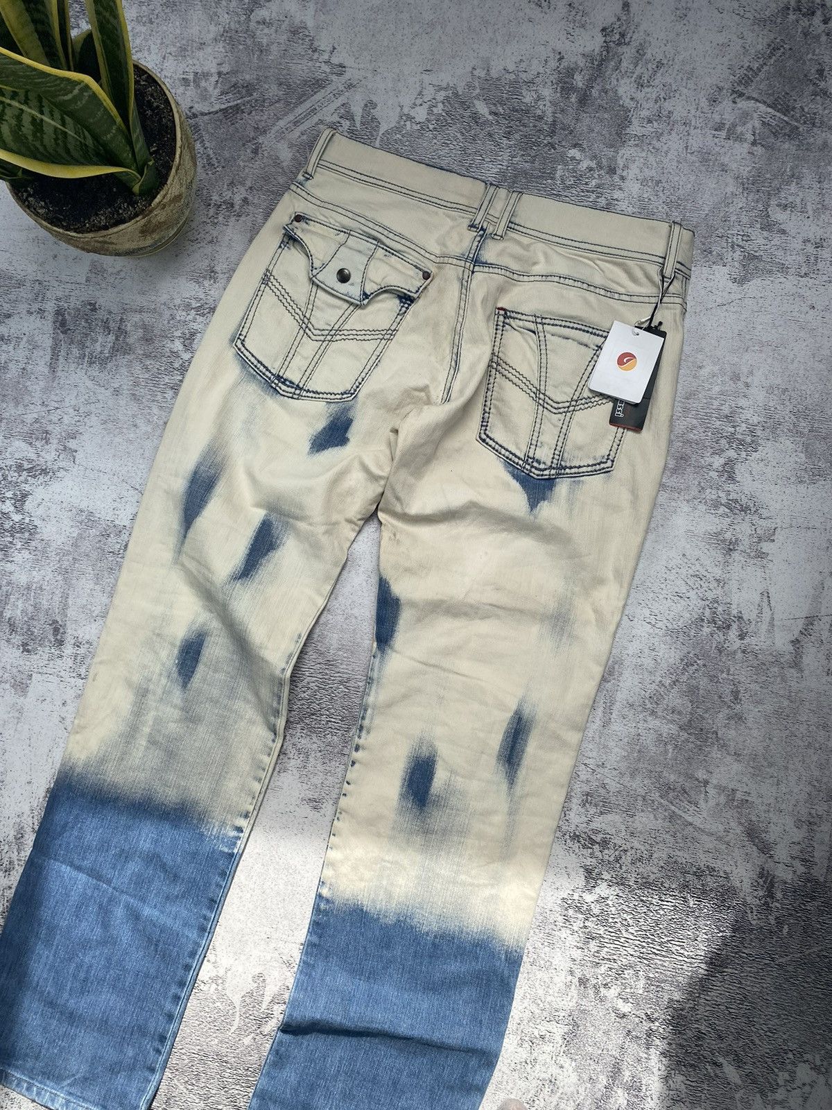 Japanese Brand Vintage Very Rare Barassi Made In Japan Tie Dye Y2K Jeans Size US 34 / EU 50 - 4 Thumbnail
