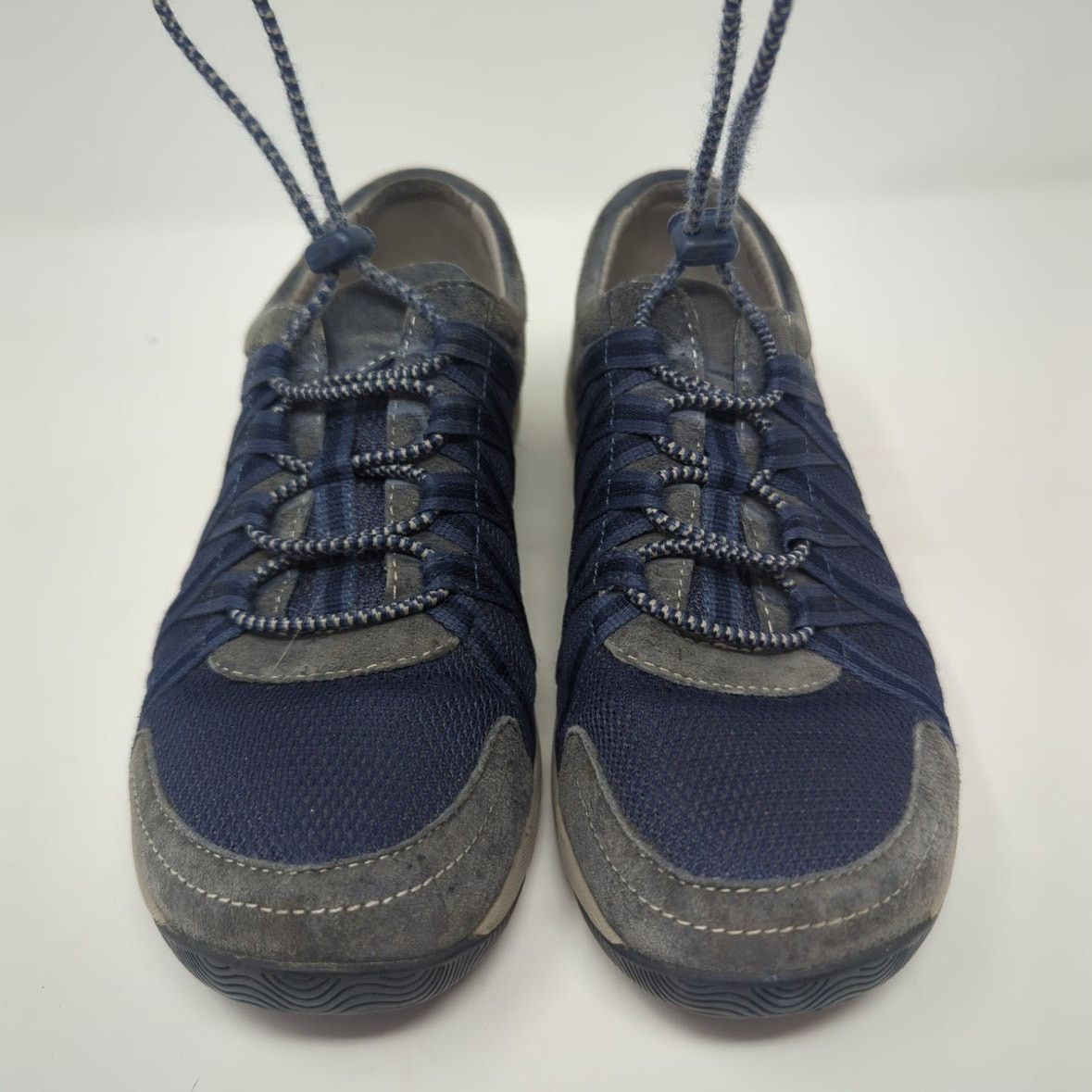 Dansko Dansko Womens Honor Blue Suede Mesh Slip On Sneakers 8 Size US 8 / IT 38 - 3 Thumbnail