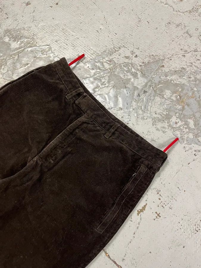 Prada 2000s Prada Linea Rossa Dark Brown Corduroy Pants Size US 30 / EU 46 - 6 Thumbnail