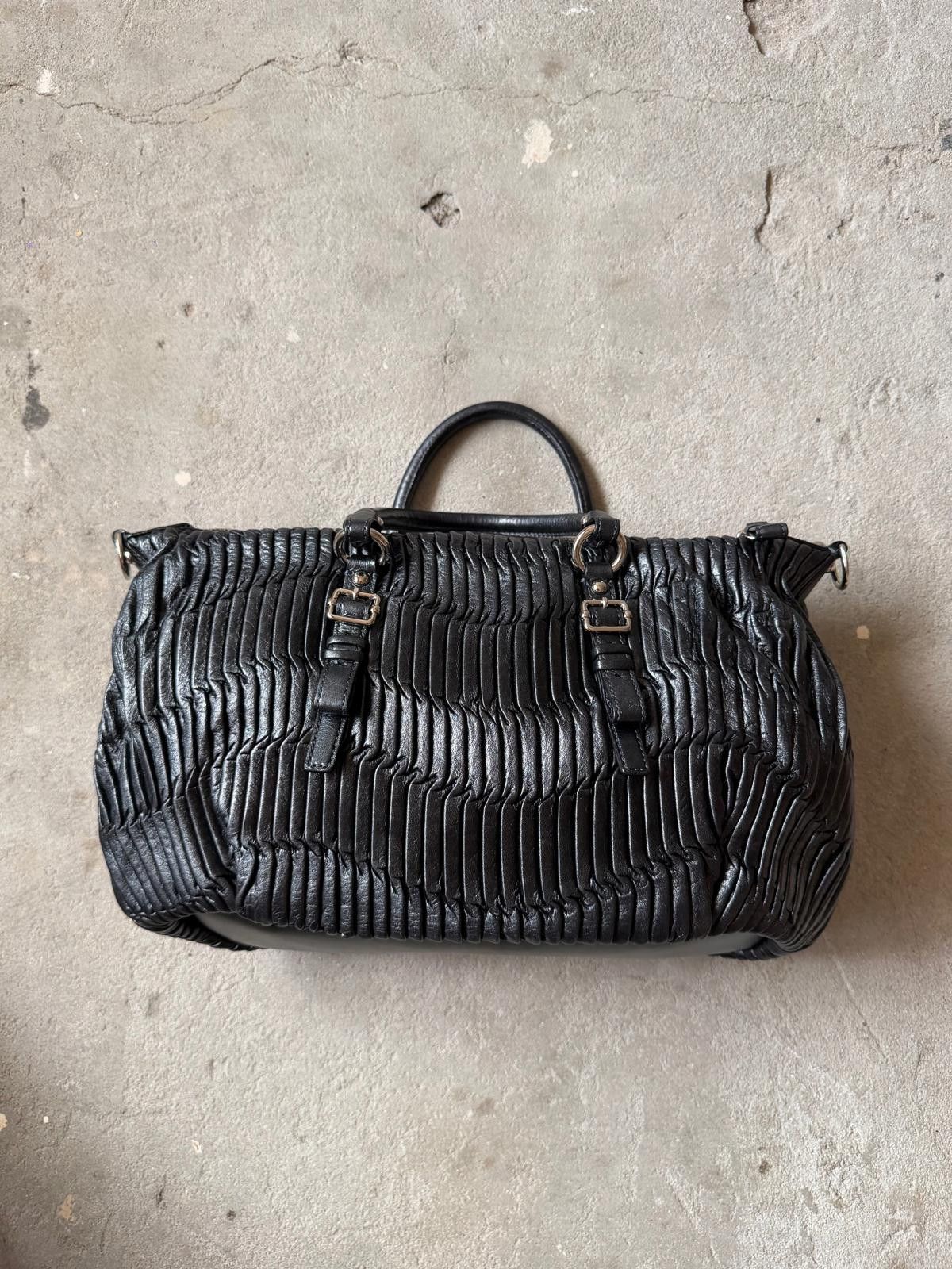 Coach Coach Madison Woven Shoulder Bag Black Size ONE SIZE - 7 Thumbnail