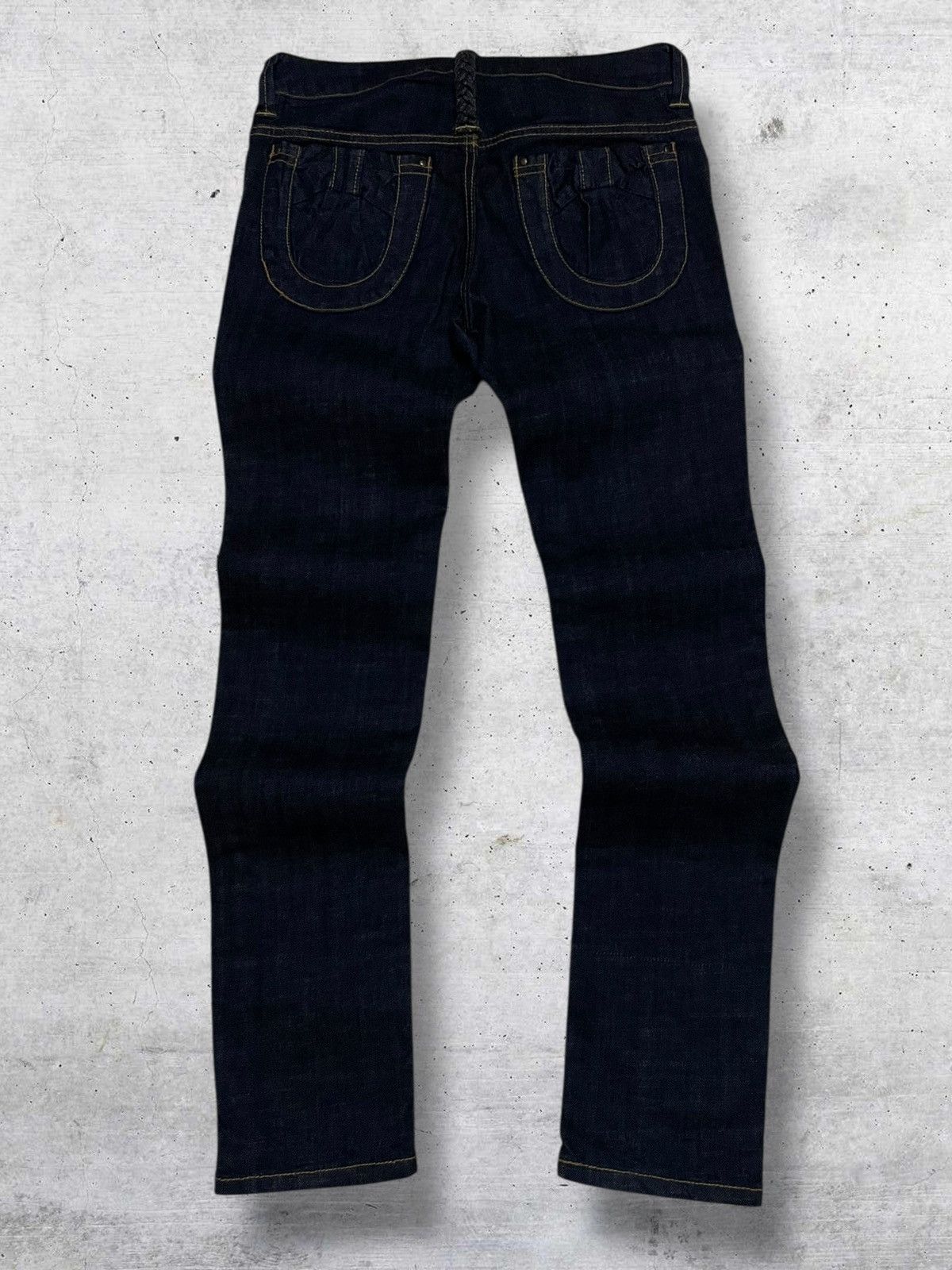 Japanese Brand VINTAGE SUPER 90S HAKKA JAPAN DESIGNER ARTISTIC ART DENIM Size US 29 - 6 Thumbnail