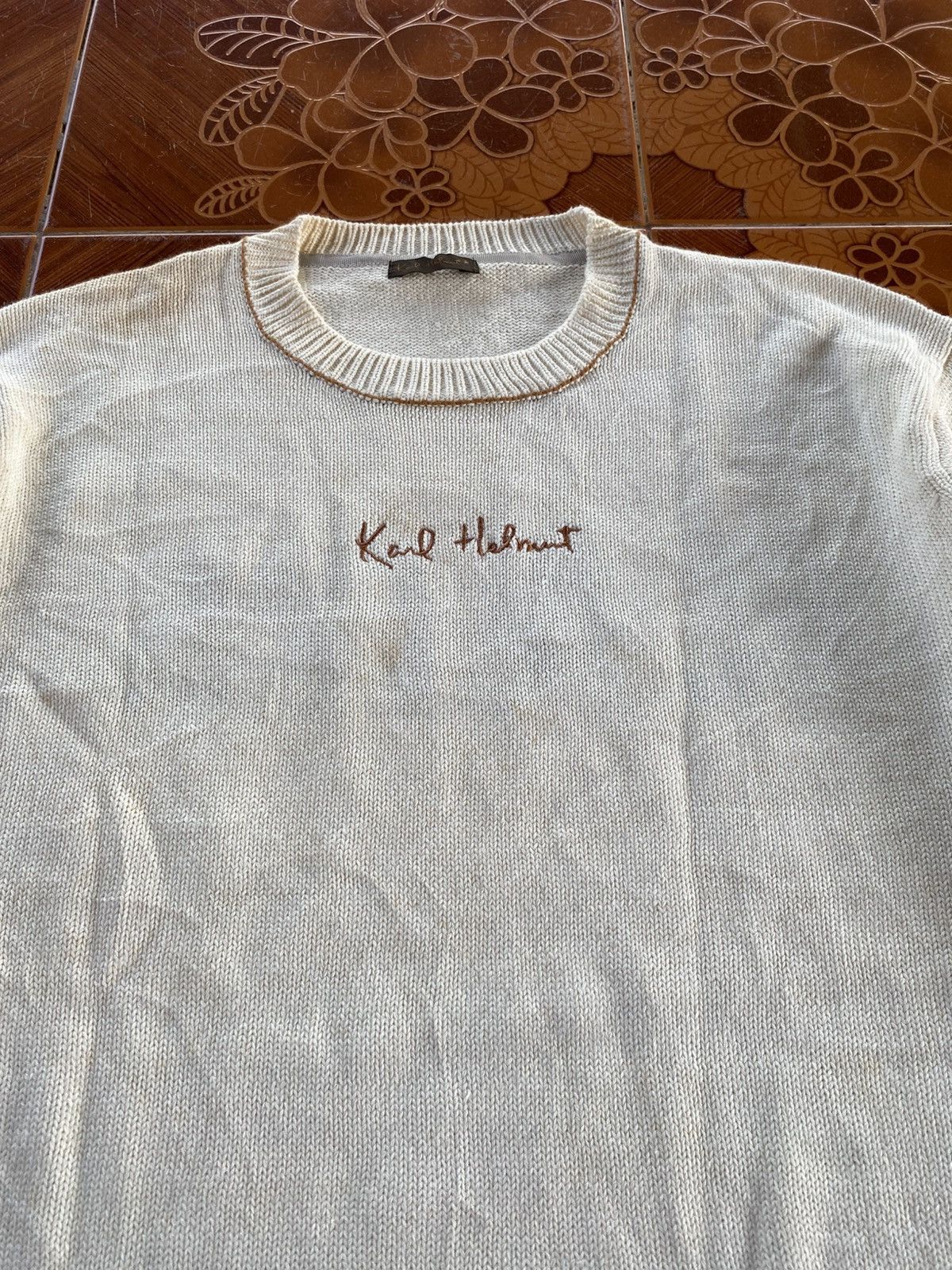 Karl Helmut Vintage karl Helmut Patchwork Sweatshirt Size US M / EU 48-50 / 2 - 2 Thumbnail