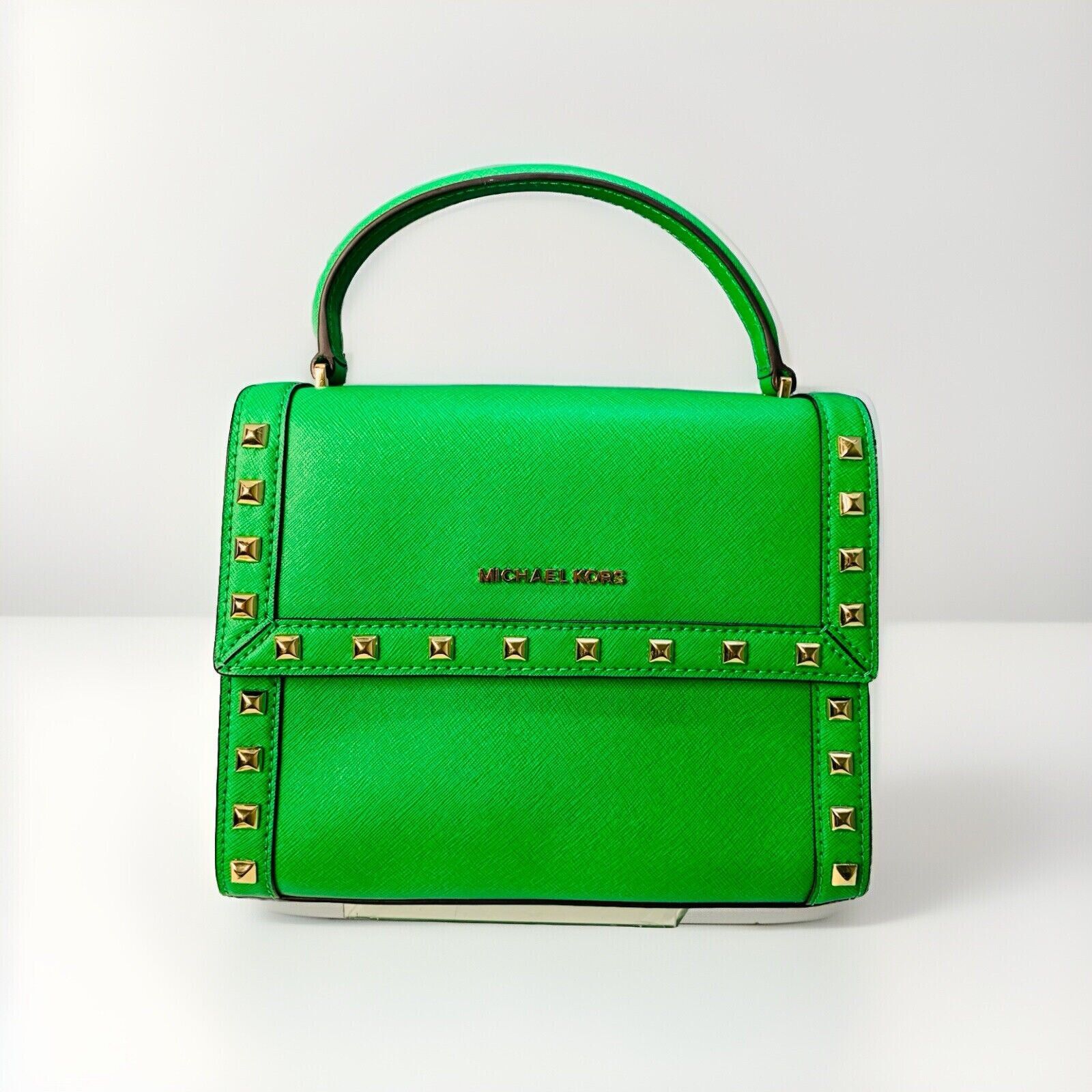 Michael Kors NWOT Michael Kors Dillon Green Palm STD MD Messenger Leather Size ONE SIZE - 1 Thumbnail