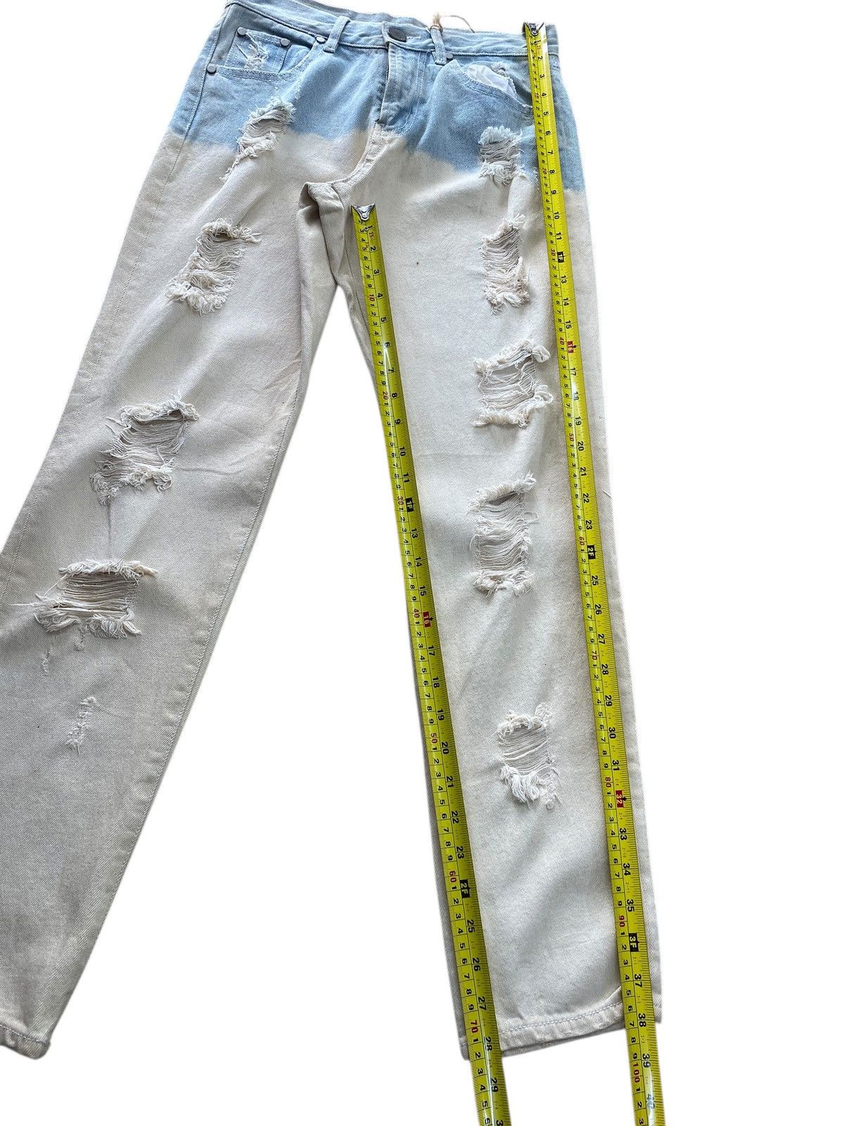 Japanese Brand Japanese Brand Distressed Style Skinny Leg Jean Size 28" / US 6 / IT 42 - 9 Thumbnail