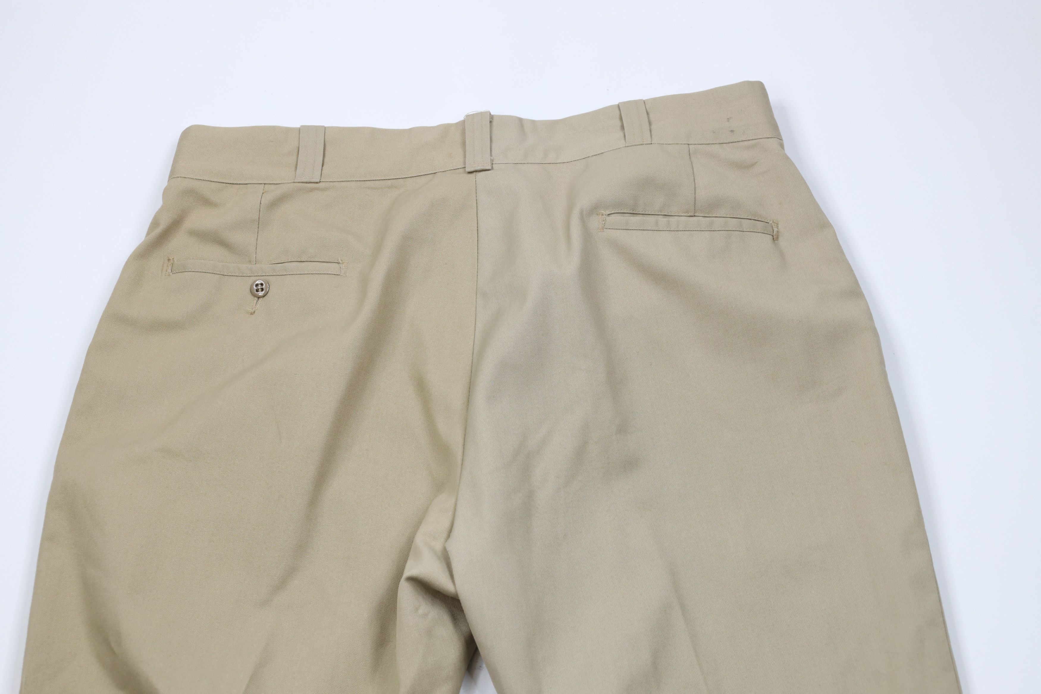 Vintage Vintage 70s OshKosh B'Gosh Wide Leg Chino Pants Beige USA Size US 36 / EU 52 - 10 Thumbnail