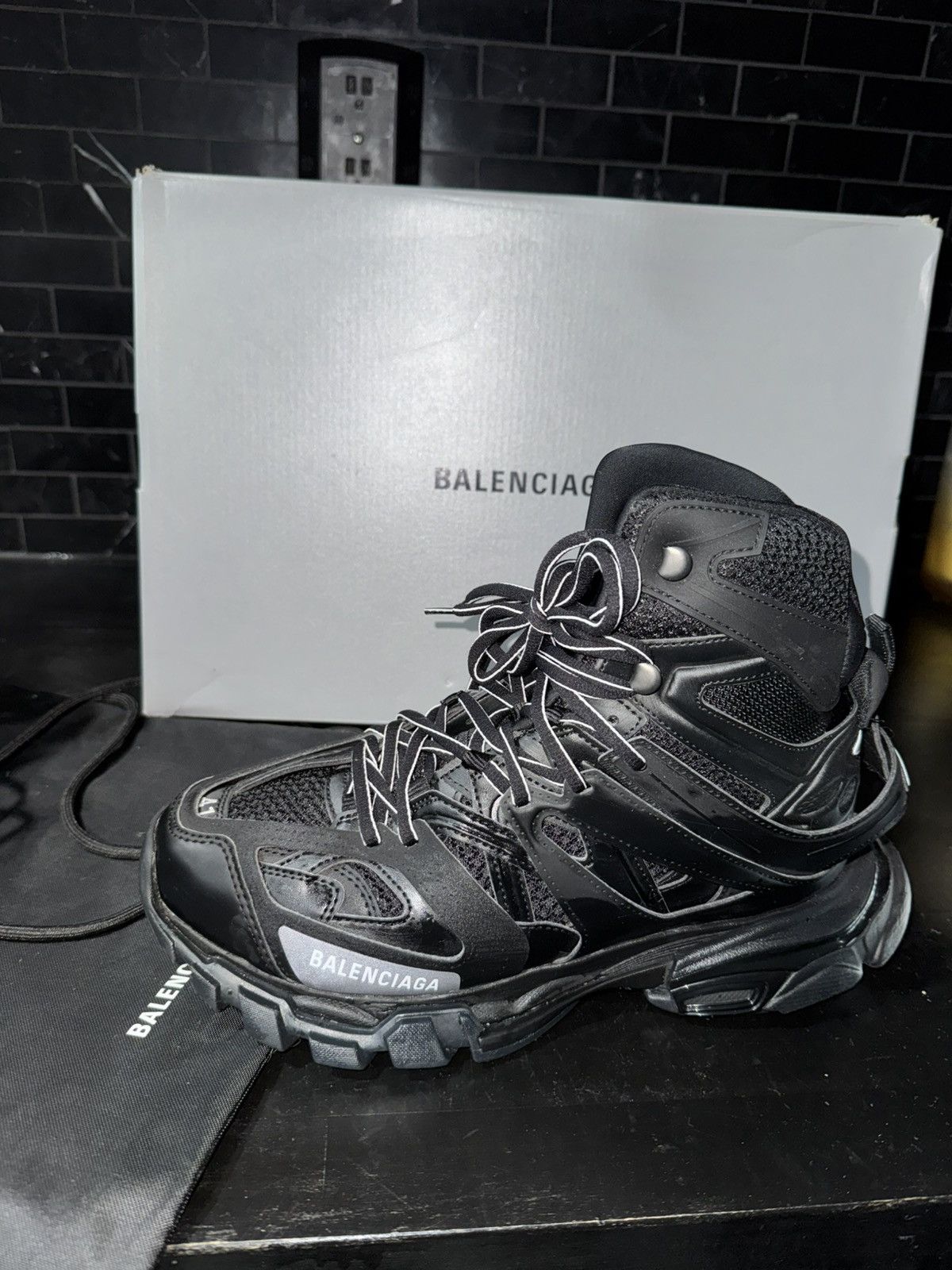 Balenciaga Balenciaga Track hike boots black Size US 8.5 / EU 41-42 - 1 Thumbnail