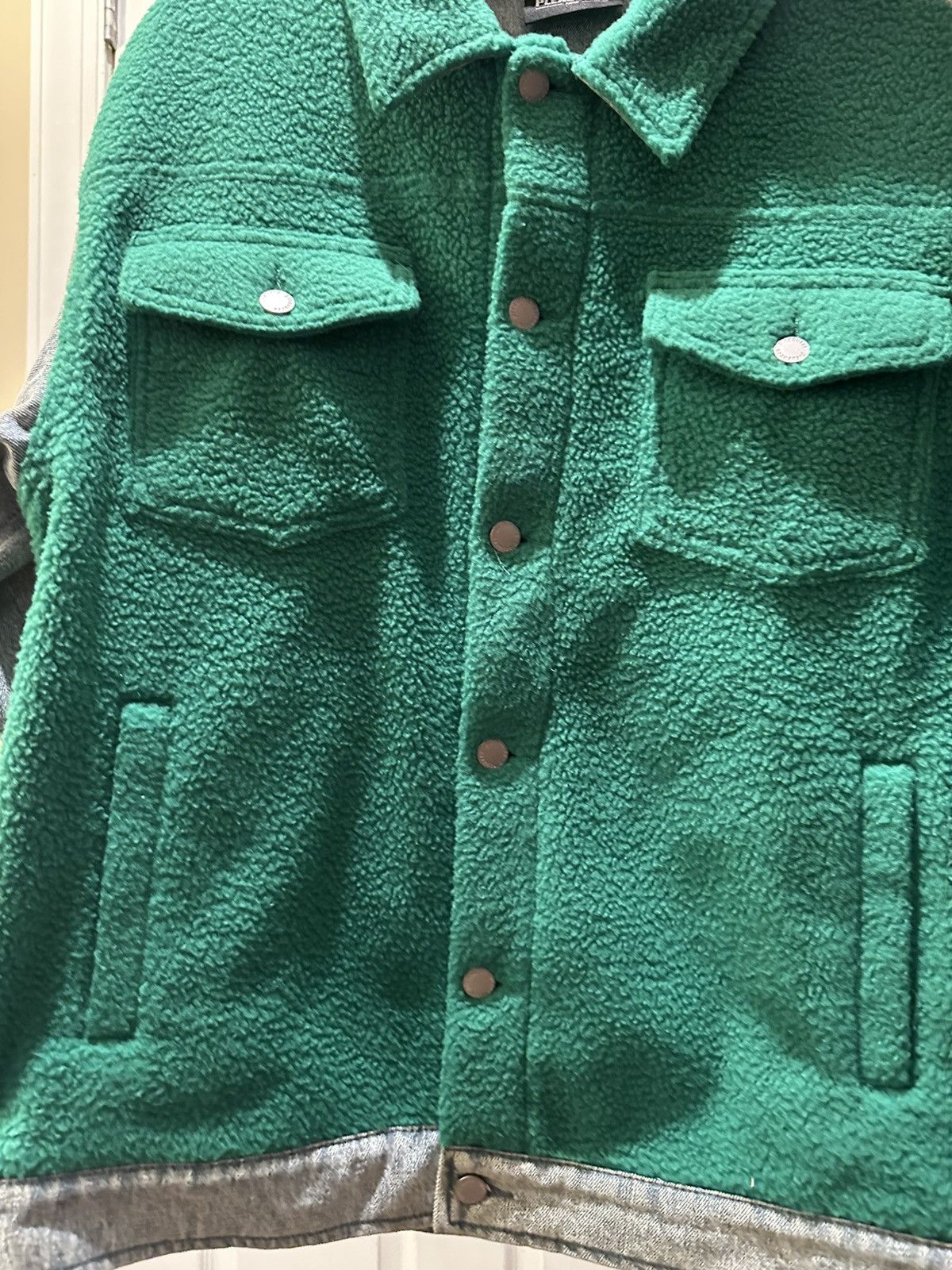 Pleasures Pleasures Fried Trucker Jacket Size US M / EU 48-50 / 2 - 3 Thumbnail