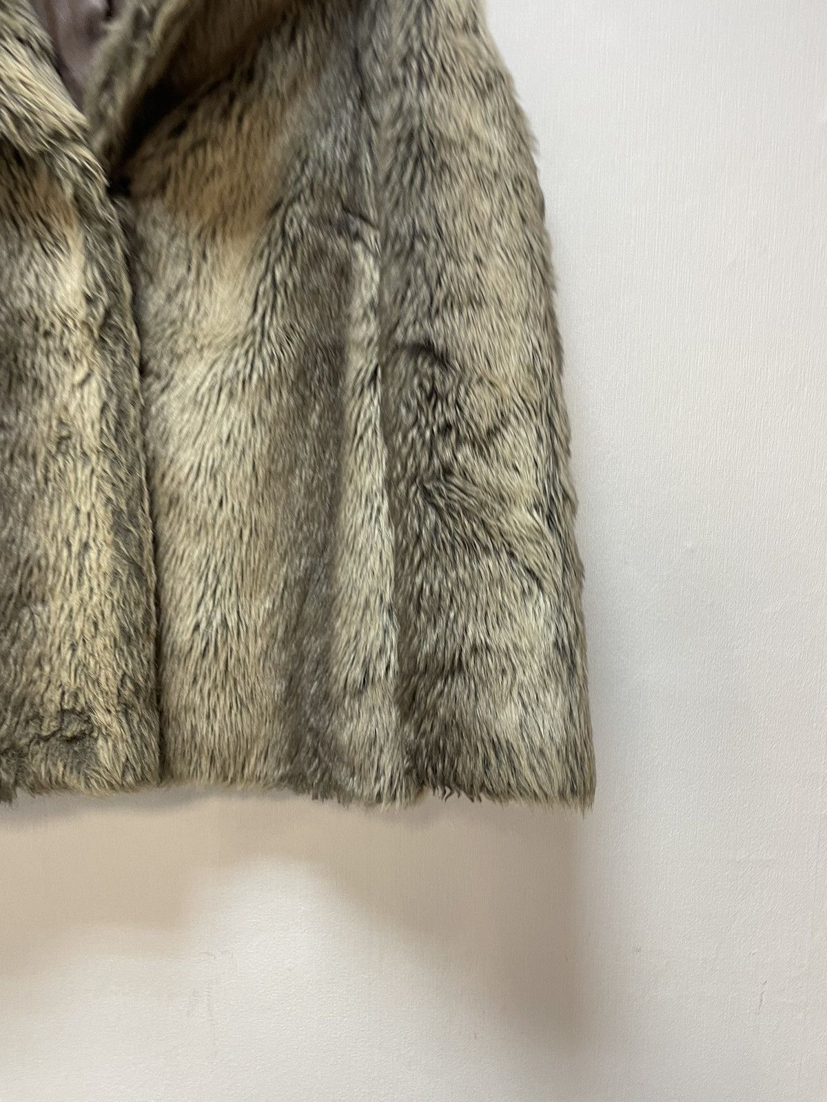 Designer × Japanese Brand × Vintage Forever Twentyone Faux Fur Jacket Coat Size S / US 4 / IT 40 - 3 Thumbnail