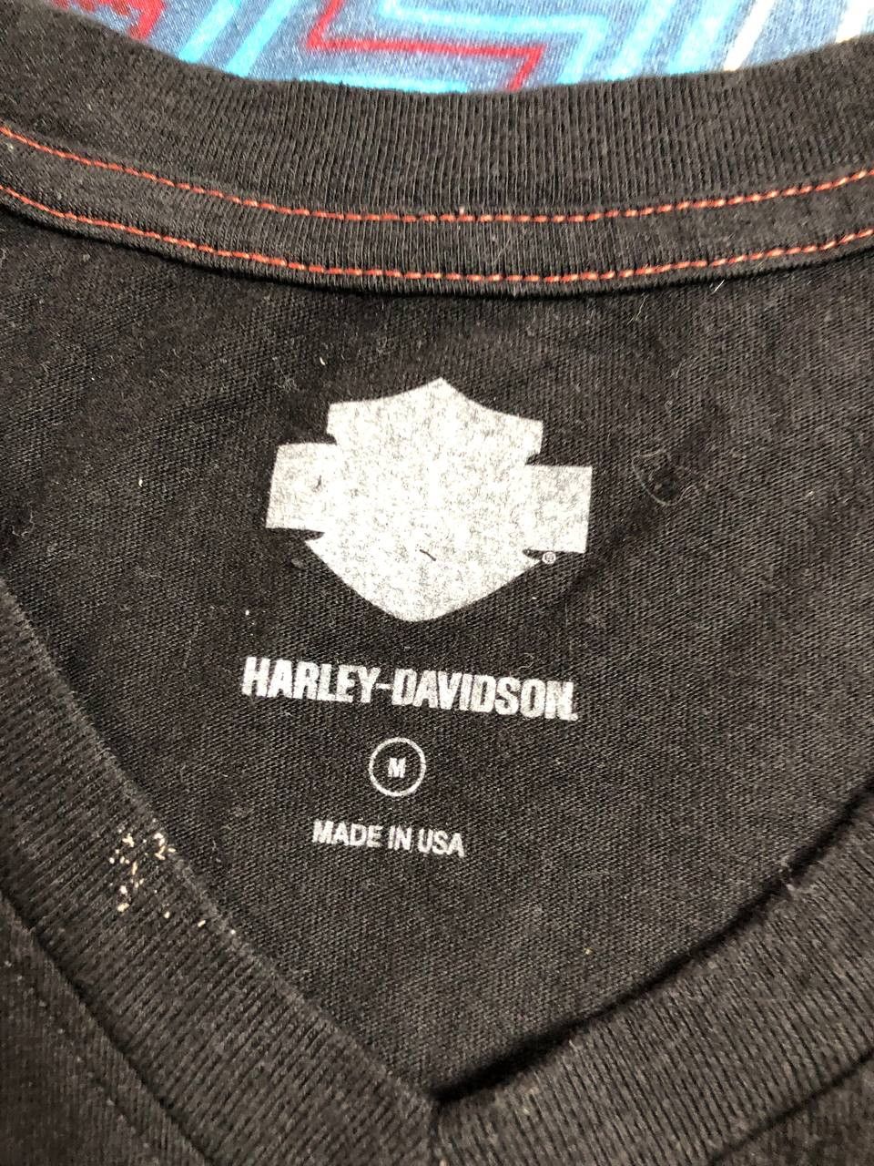 Harley Davidson Streetwear T-Shirt Harley Davidson big logo Y2K Vintage Size US M / EU 48-50 / 2 - 2 Thumbnail