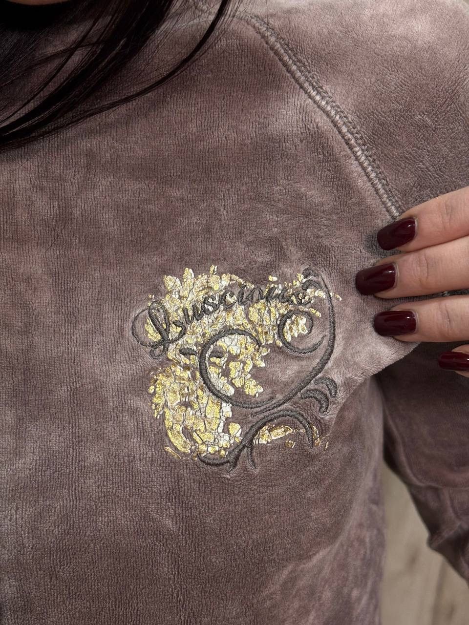 Juicy Couture VTG Women’s Zip Hoodie Grunge Style Velvet Y2K 00s UsA Size S / US 4 / IT 40 - 6 Thumbnail