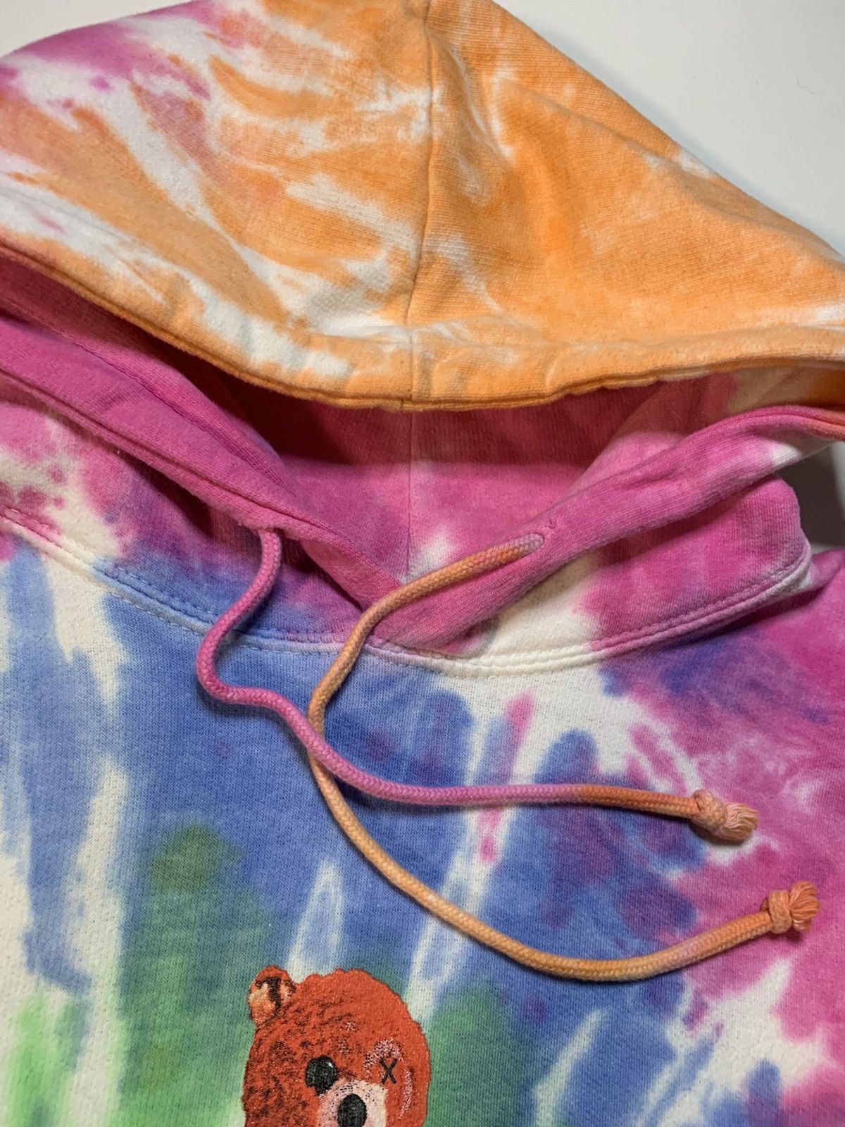 Travis Scott Astroworld Tie-Dye Teddy Bear Hoodie Size US XL / EU 56 / 4 - 4 Thumbnail