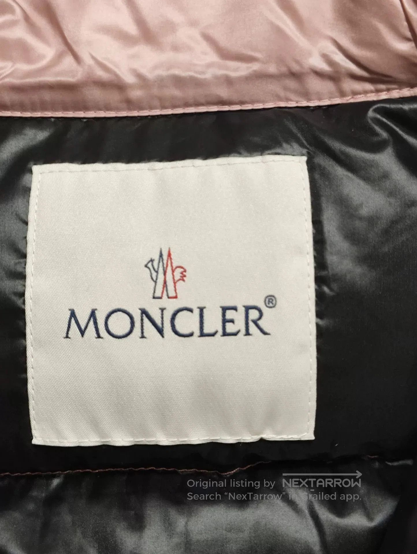 Moncler Moncler Pink Long Hooded Down Jacket. Size M / US 6-8 / IT 42-44 - 3 Thumbnail