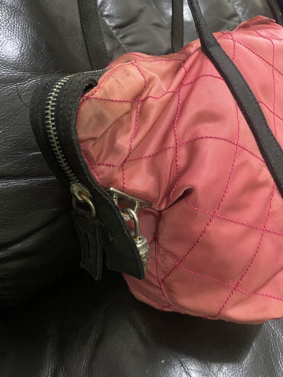 Prada Authentic Vintage Prada Tessuto Nyalon Shoulder Tote Bag Size ONE SIZE - 5 Thumbnail