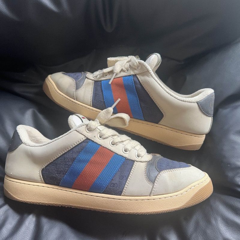 Gucci Gucci Screener Low-Top Fashion Sneakers for Men - Size US 8 / EU 41 - 7 Thumbnail