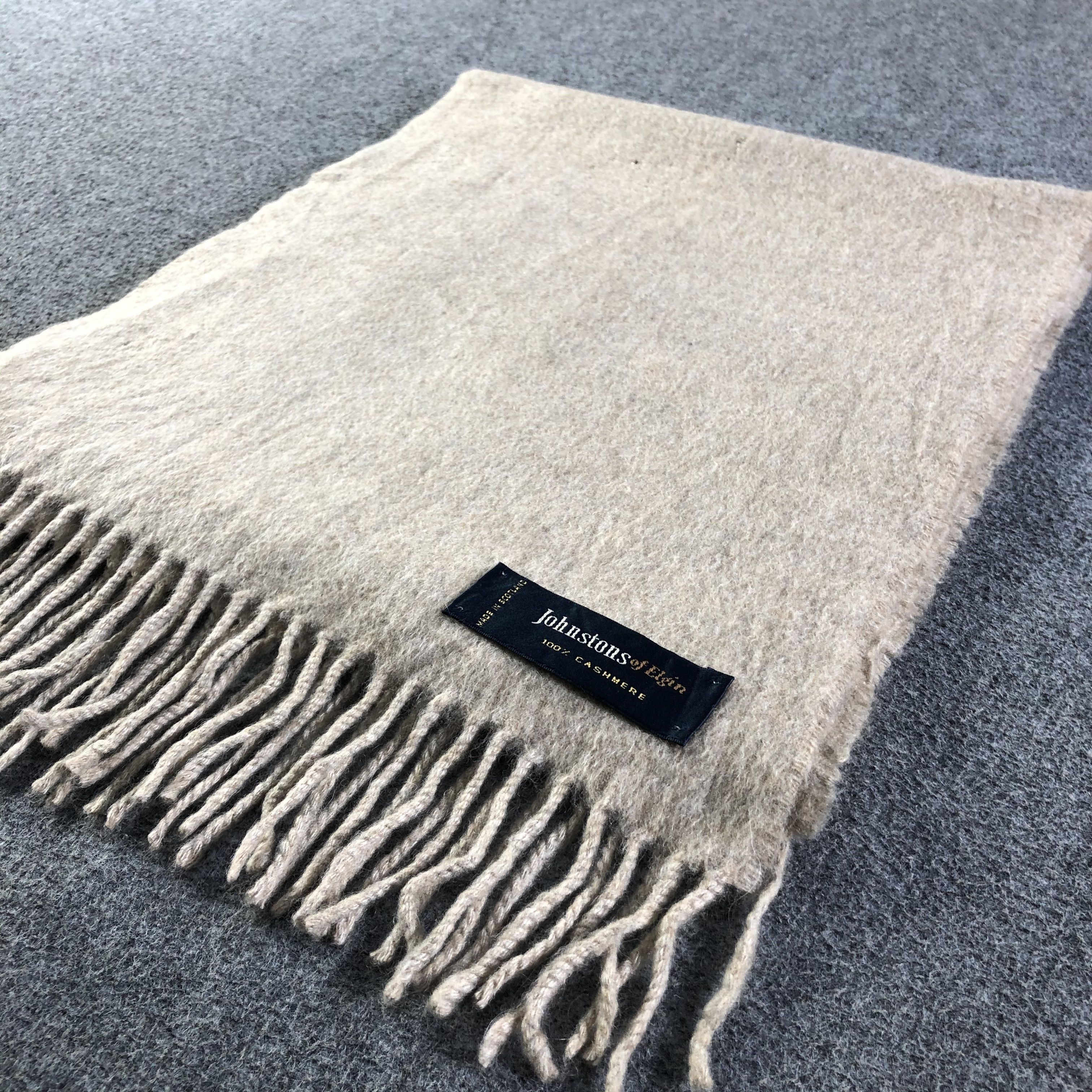 Johnstons Of Elgin Johnstons Of Elgin Cashmere Scarf / Muffler / Neckwear Size ONE SIZE - 7 Thumbnail