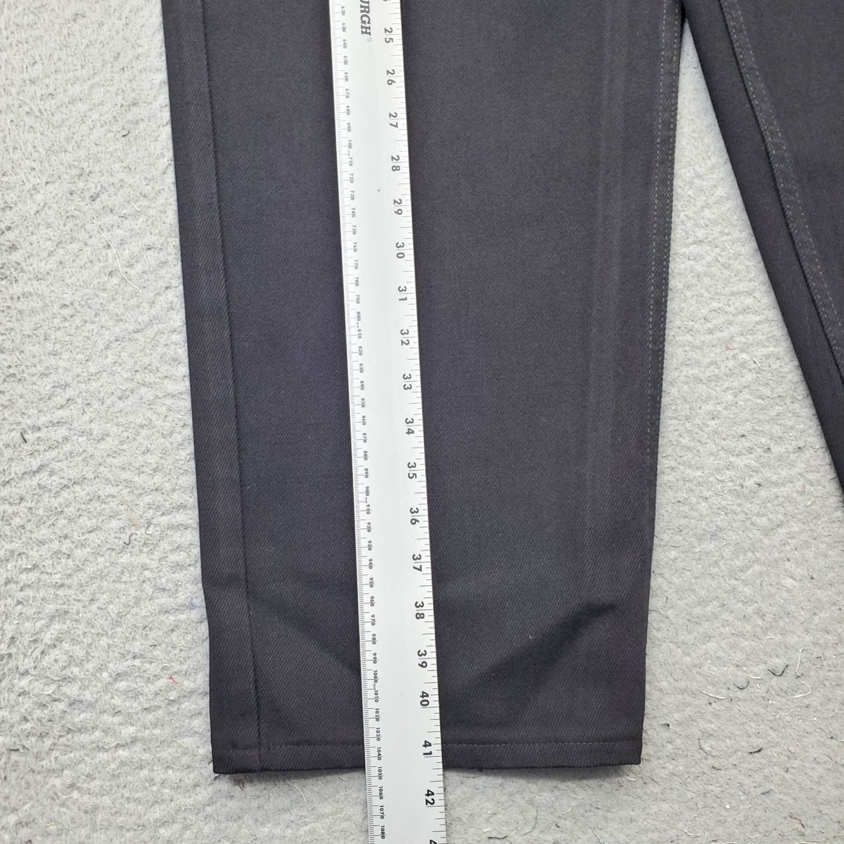 Savane Savane Mens Jeans 44x30 Black Denim Flat Front 5-Pocket Design Regular Size 44 Mens Color Black Jeans Size US 44 / EU 60 - 3 Thumbnail