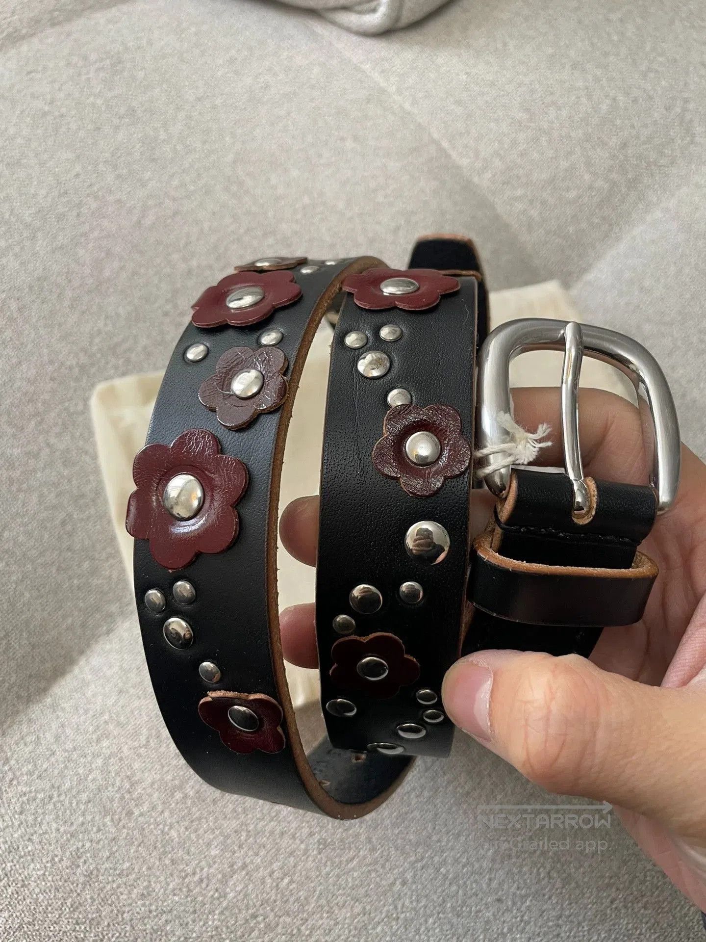 Our Legacy Our legacy Flower rivet belt. Size ONE SIZE - 1 Thumbnail