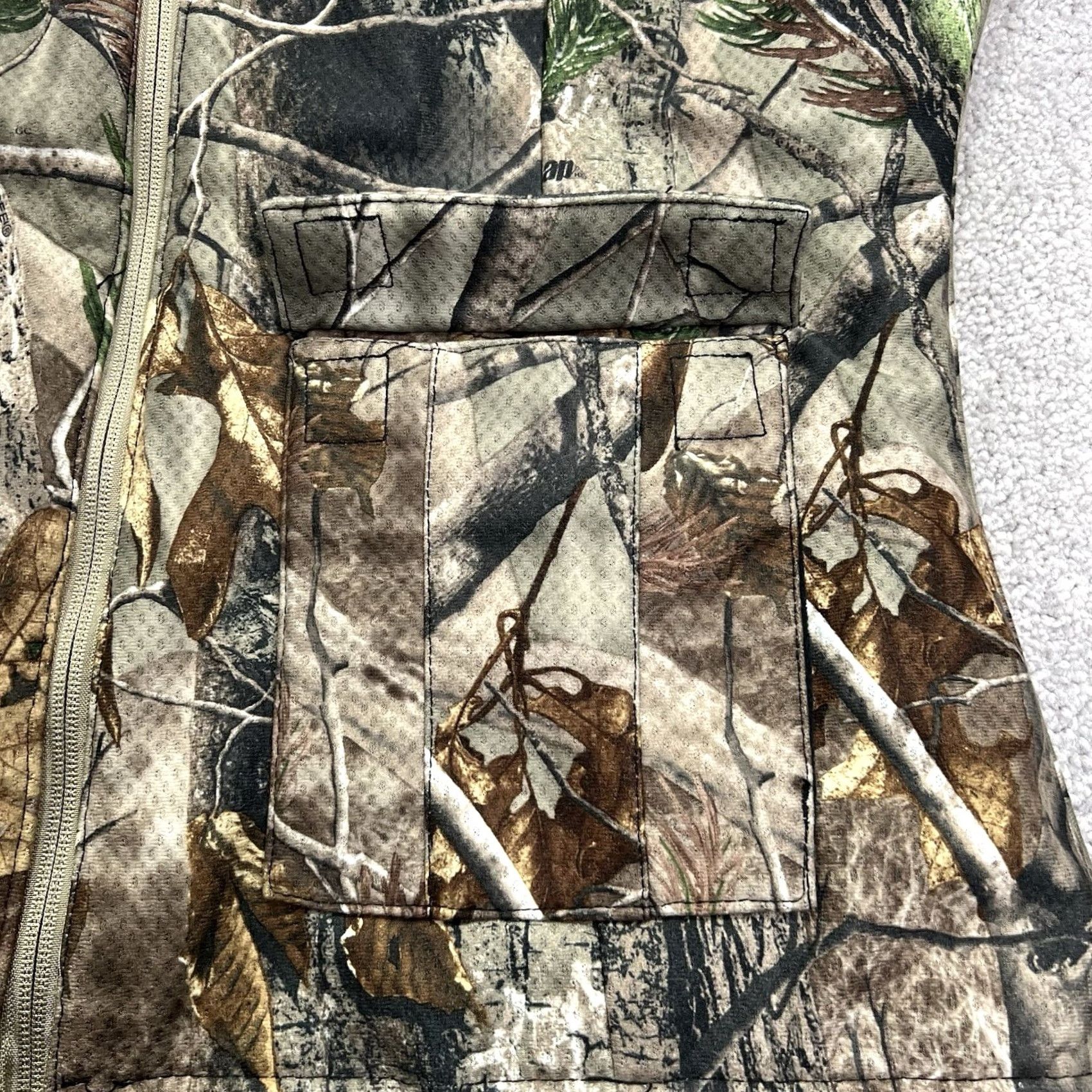Vintage SHE Outdoor Vest Jacket Womens XL Brown Green Camo Reversible Camouflage Outdoor Size XL / US 12-14 / IT 48-50 - 7 Thumbnail