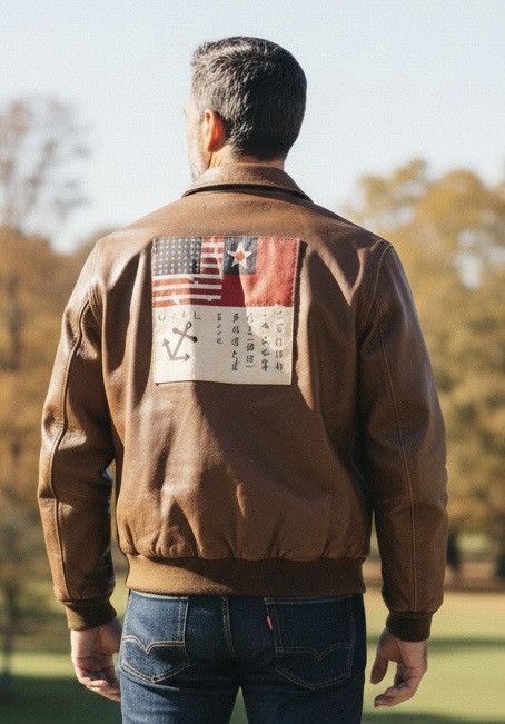 Ralph Lauren Ralph Lauren A-2 Leather Flight Jacket Distressed Bomber Size US L / EU 52-54 / 3 - 1 Thumbnail