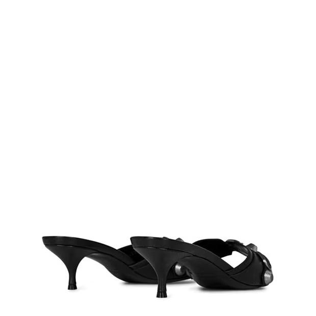 Balenciaga o1g2r1mq0924 Cagole Heeled Sandals in Black Size US 8 / IT 38 - 4 Thumbnail