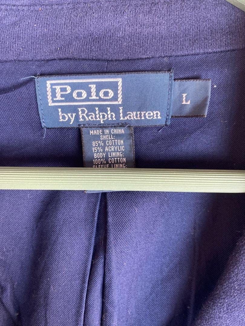 Polo Ralph Lauren × Vintage Vtg 90s Polo Ralph Lauren big pony logo button up jacket Size L / US 10 / IT 46 - 5 Thumbnail