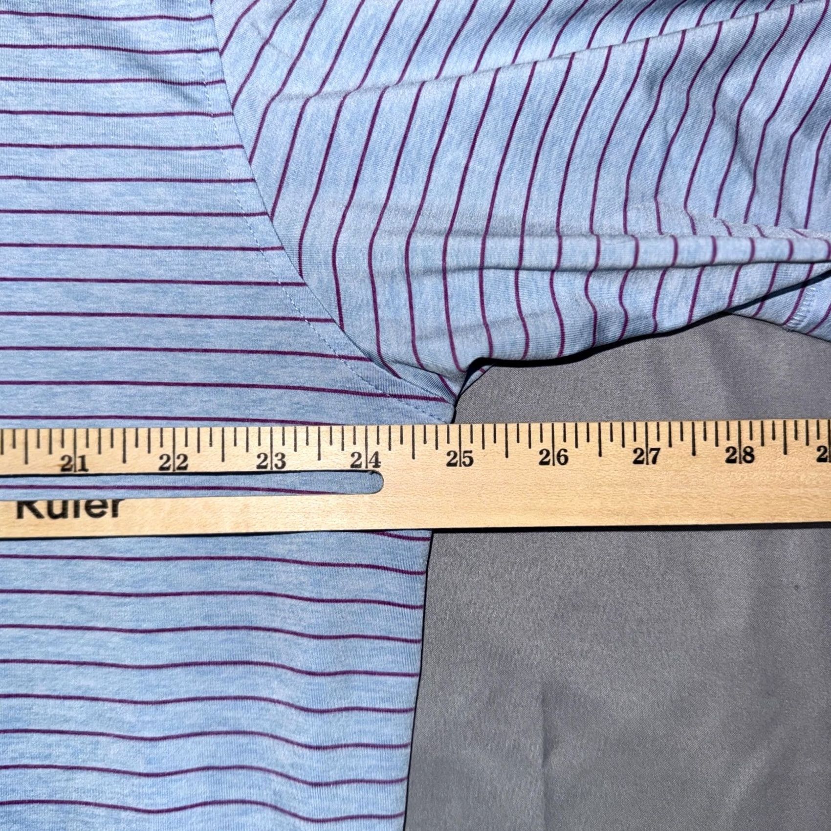 Peter Millar Peter Millar Summer Comfort Shirt Mens XL Light Blue Stripe Golf Stretch Polo Size US XL / EU 56 / 4 - 6 Thumbnail